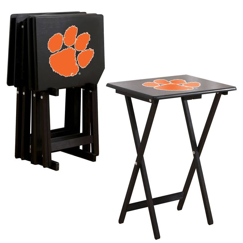Clemson University TV Trays w/ Stand O5_JES7GKYZ