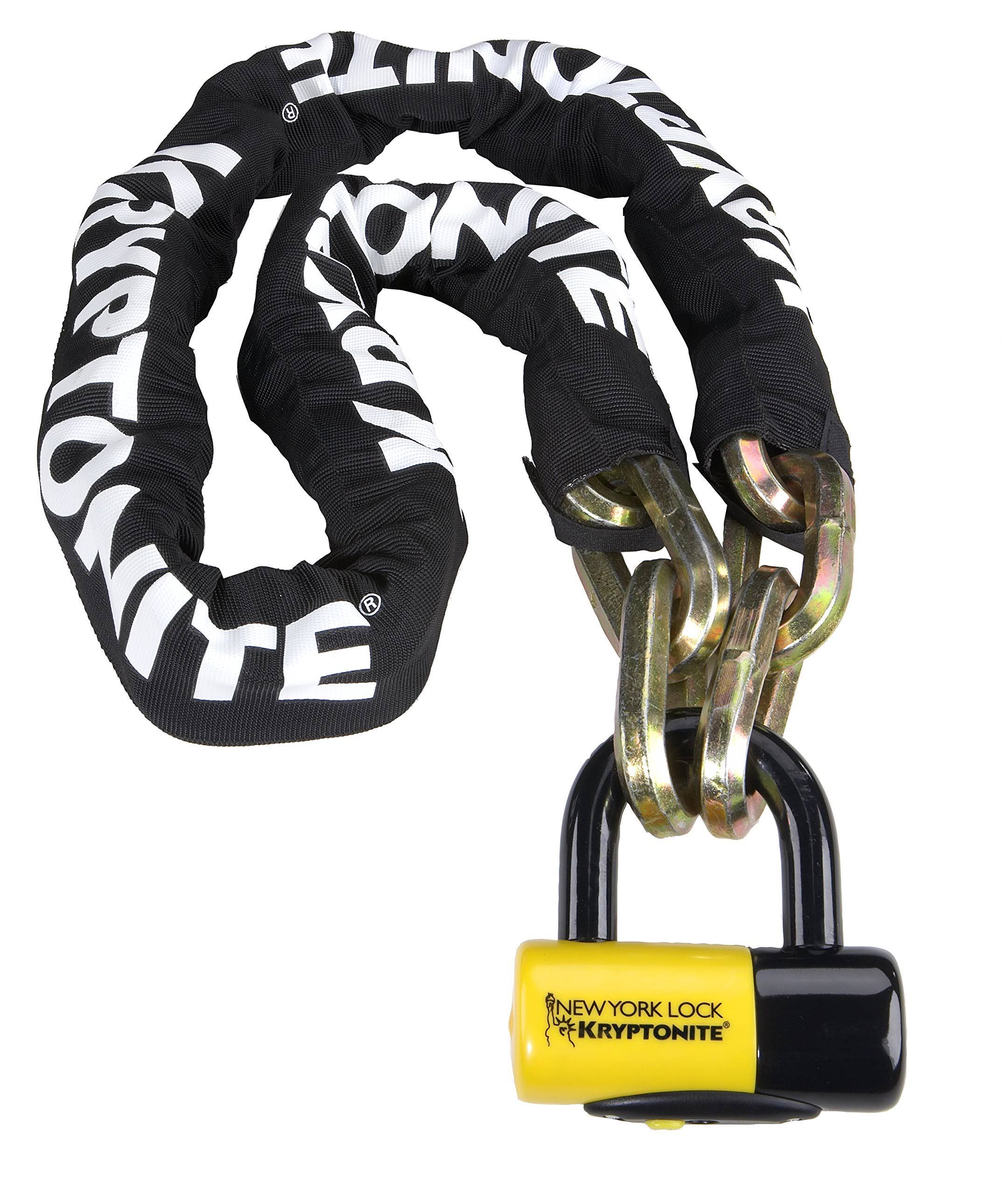 Kryptonite New York Fahgettaboudit 5' Chain 1415 Disc Lock BR_4SCUN2QZ Kryptonite New York Fahgettaboudit 5' Chain 1415 Disc Lock BR_4SCUN2QZ