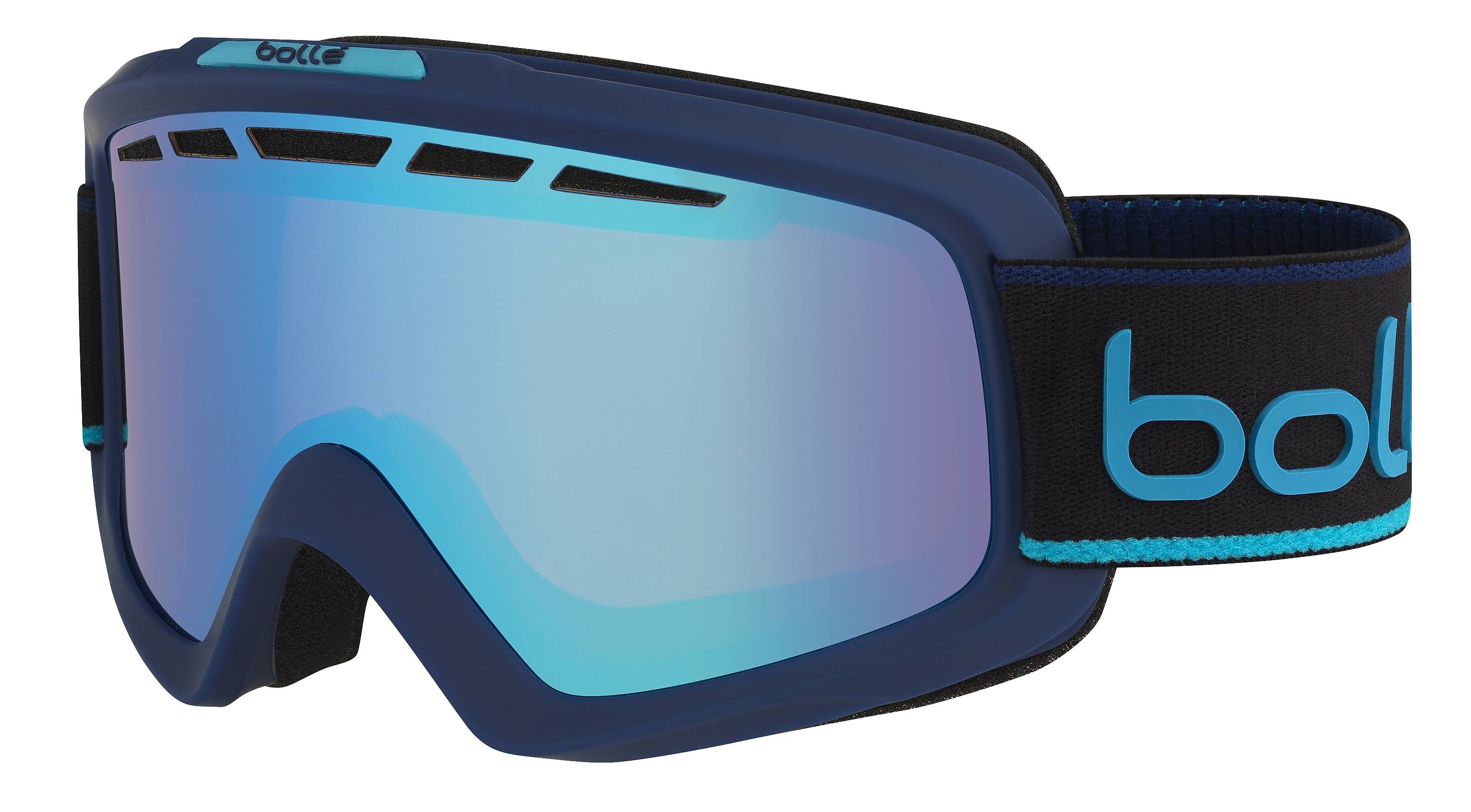 Bolle Nova II Goggles, Matte Navy Neon Blue / Aurora 9G_CJWEZBXQ