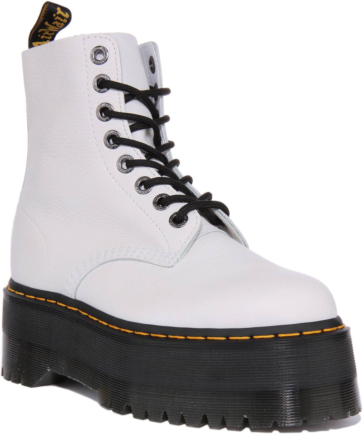 Dr. Martens 1460 Pascal Max Boots - White HZ_EV28XNRU