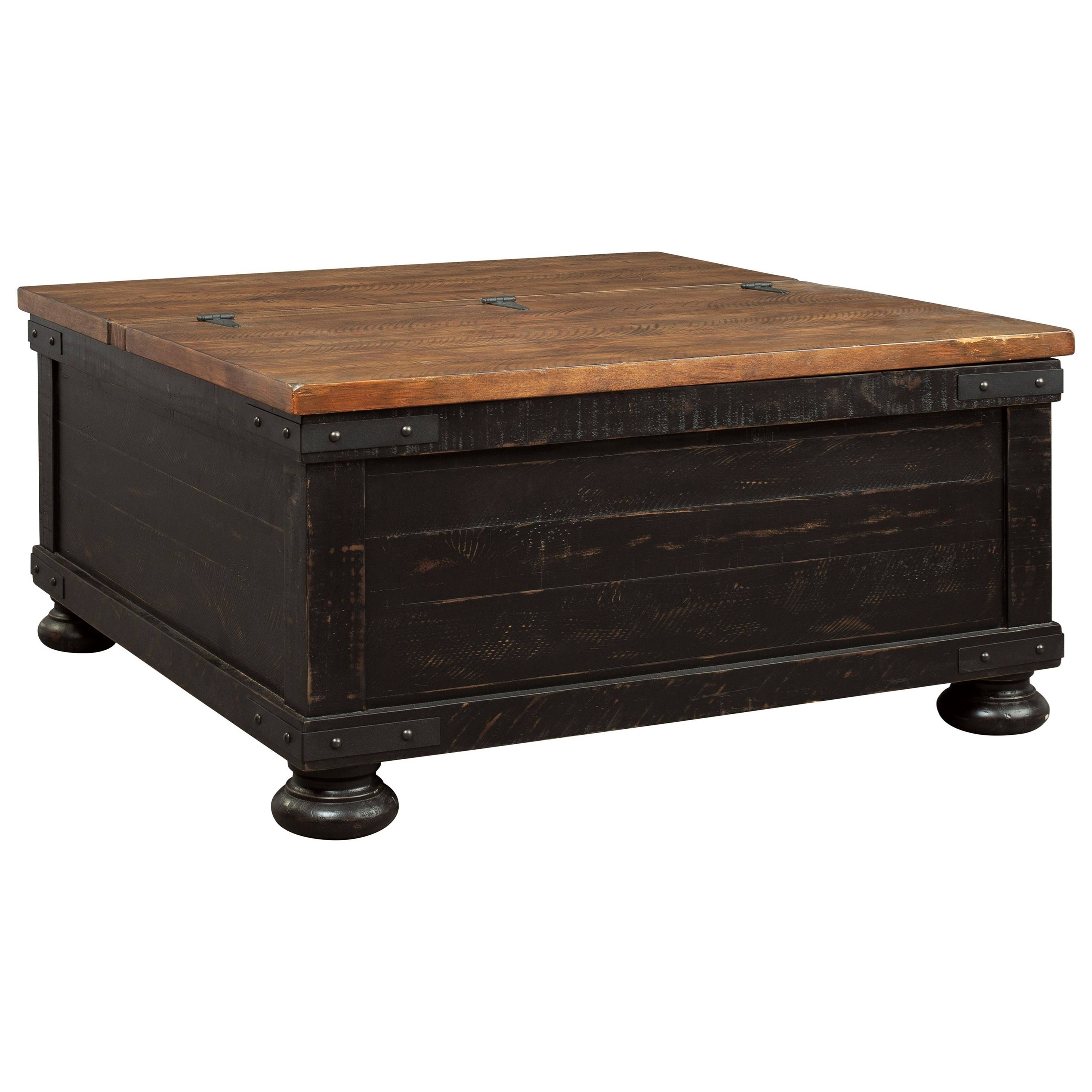 Signature Design By Ashley Valebeck Coffee Table With Lift Top - Black/Brown KJ_QKCNJYSR
