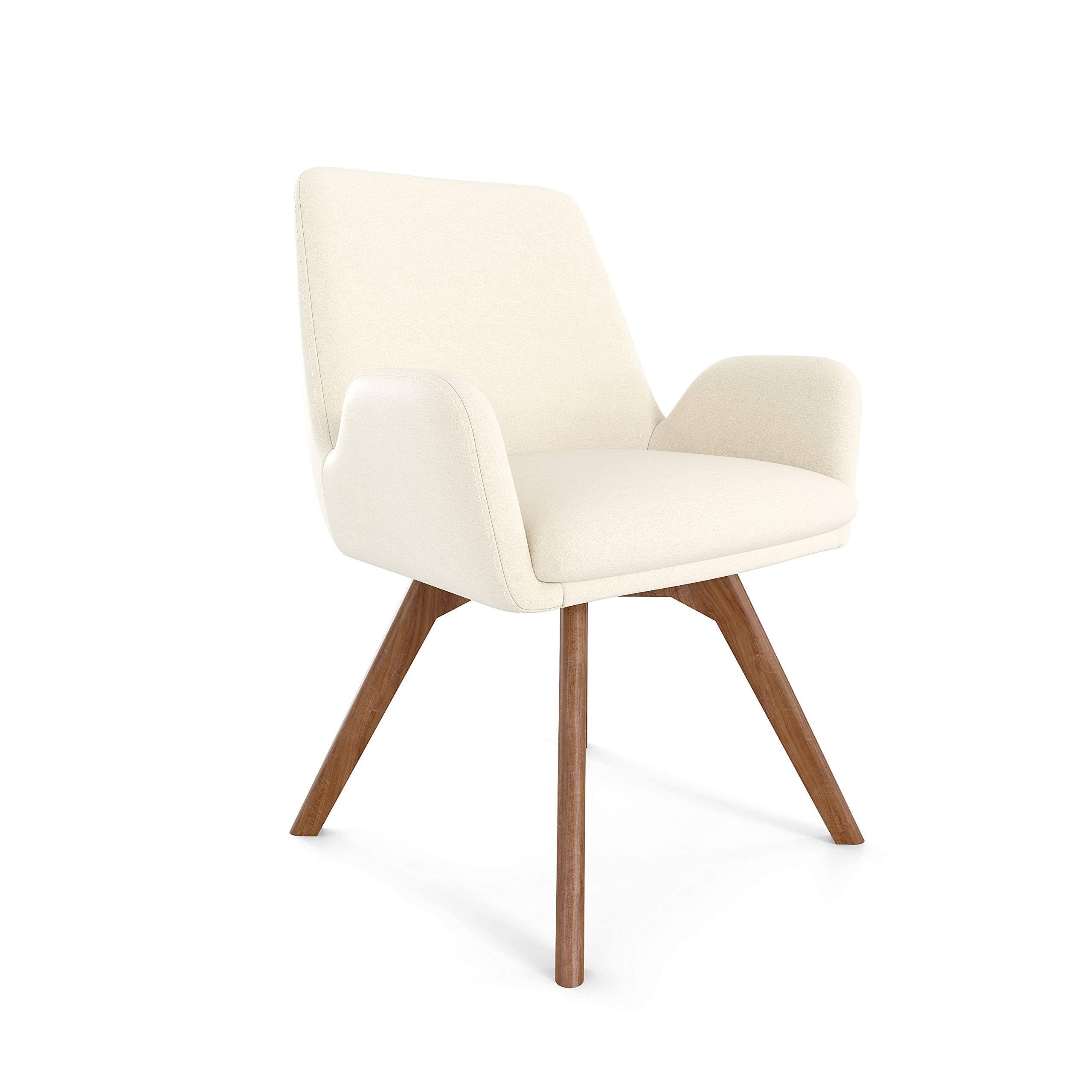 Union & Scale Midmod Fabric Guest Chair 24.8 X 25 X 31.8 Cream Seat/Back PC_KL6RCWBJ