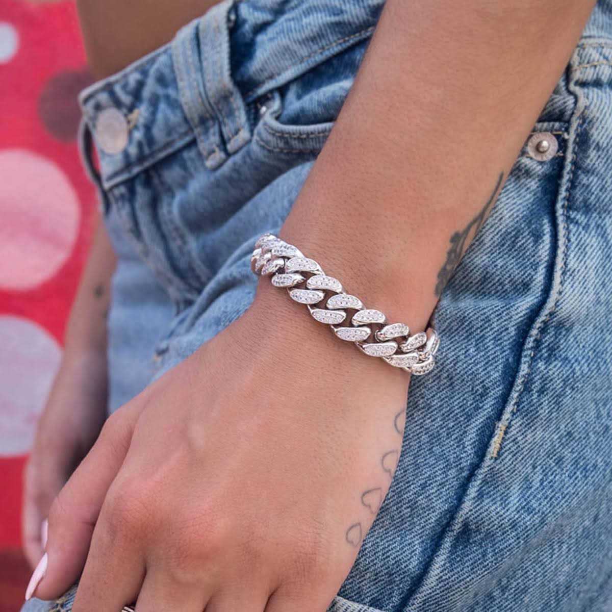 Diamond Cuban Link Bracelet - 12mm, Size 9, 14k White - The Gld Shop JI_YGBIDKPF Diamond Cuban Link Bracelet - 12mm, Size 9, 14k White - The Gld Shop JI_YGBIDKPF