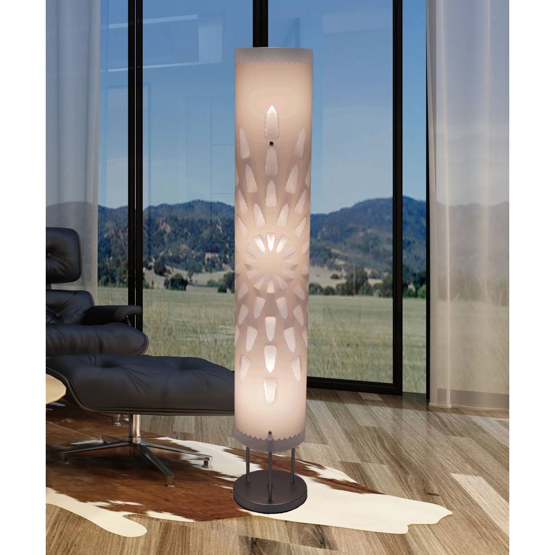 Lightsey 48 Column Floor Lamp Orren Ellis ZU_BFXTVONP Lightsey 48 Column Floor Lamp Orren Ellis ZU_BFXTVONP