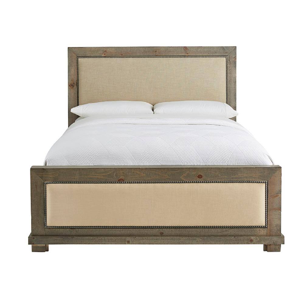 Progressive Furniture Willow Queen Upholstered Bed Weathered Gray VD_CKERQSET Progressive Furniture Willow Queen Upholstered Bed Weathered Gray VD_CKERQSET
