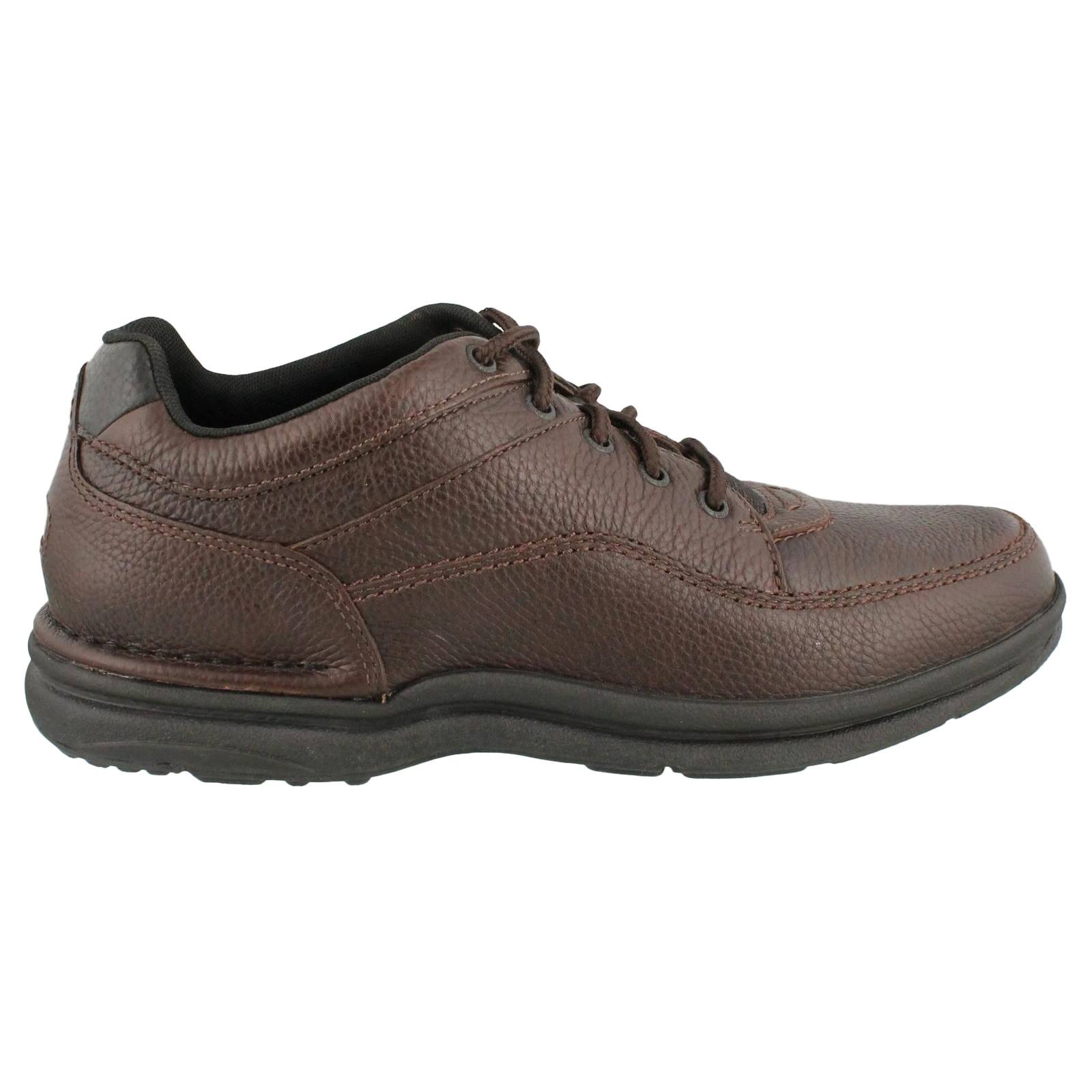 Rockport Men's World Tour Classic Brown Tumbled, Size 14 8U_4TJGNNZI