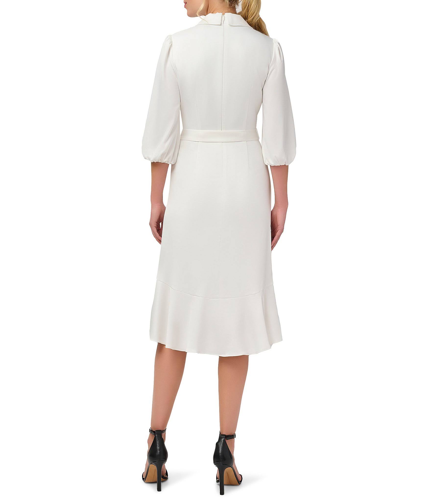 Adrianna Papell Women's Satin Crepe Wrap Dress - Red Plum - 10 VV_FQ0VSIHY Adrianna Papell Women's Satin Crepe Wrap Dress - Red Plum - 10 VV_FQ0VSIHY