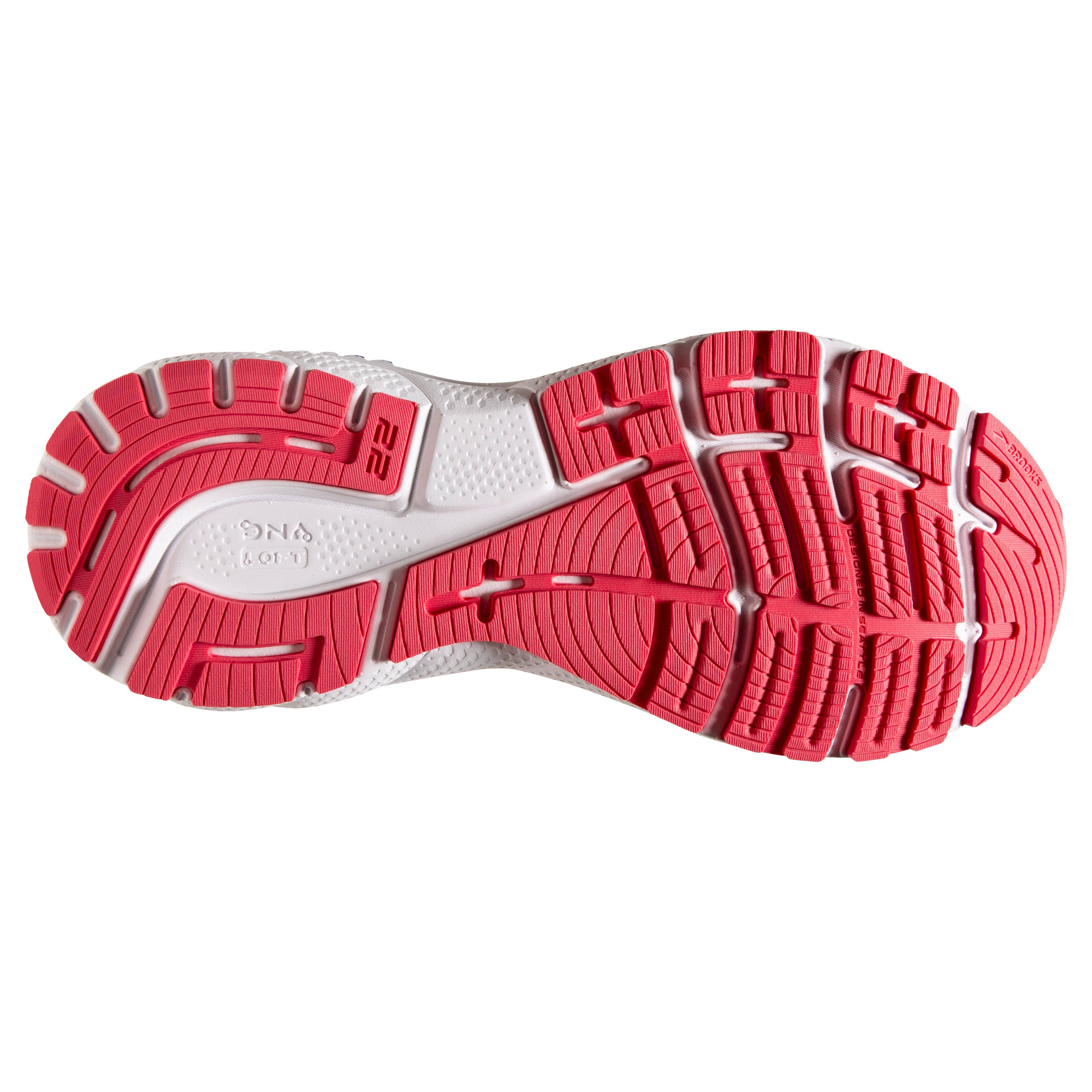 Brooks Adrenaline Gts 22 8 , Black/Purple/Coral (Women's) SE_KQRL51EZ