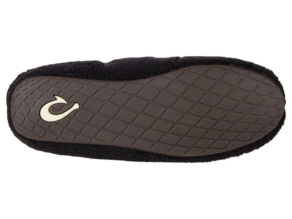 Olukai Nohea Heu Slipper 9 , Black/Black (Women's) KF_PNMIEBBQ Olukai Nohea Heu Slipper 9 , Black/Black (Women's) KF_PNMIEBBQ