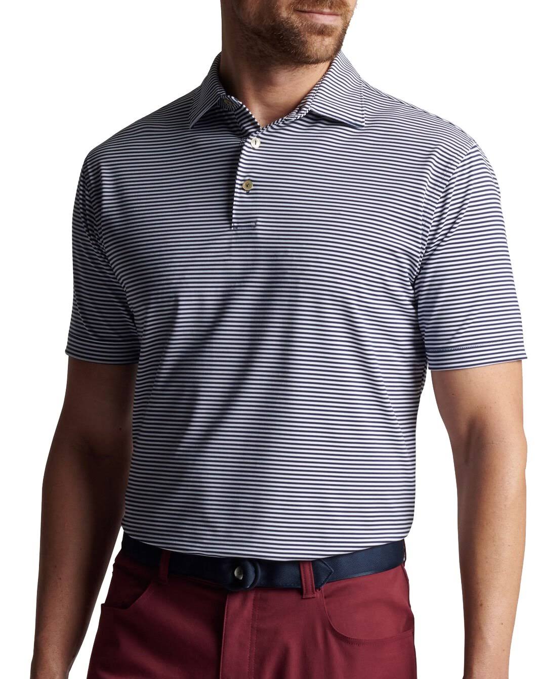 Peter Millar Hales Performance Polo Cottage Blue / Xl E2_XZHOETS6 Peter Millar Hales Performance Polo Cottage Blue / Xl E2_XZHOETS6