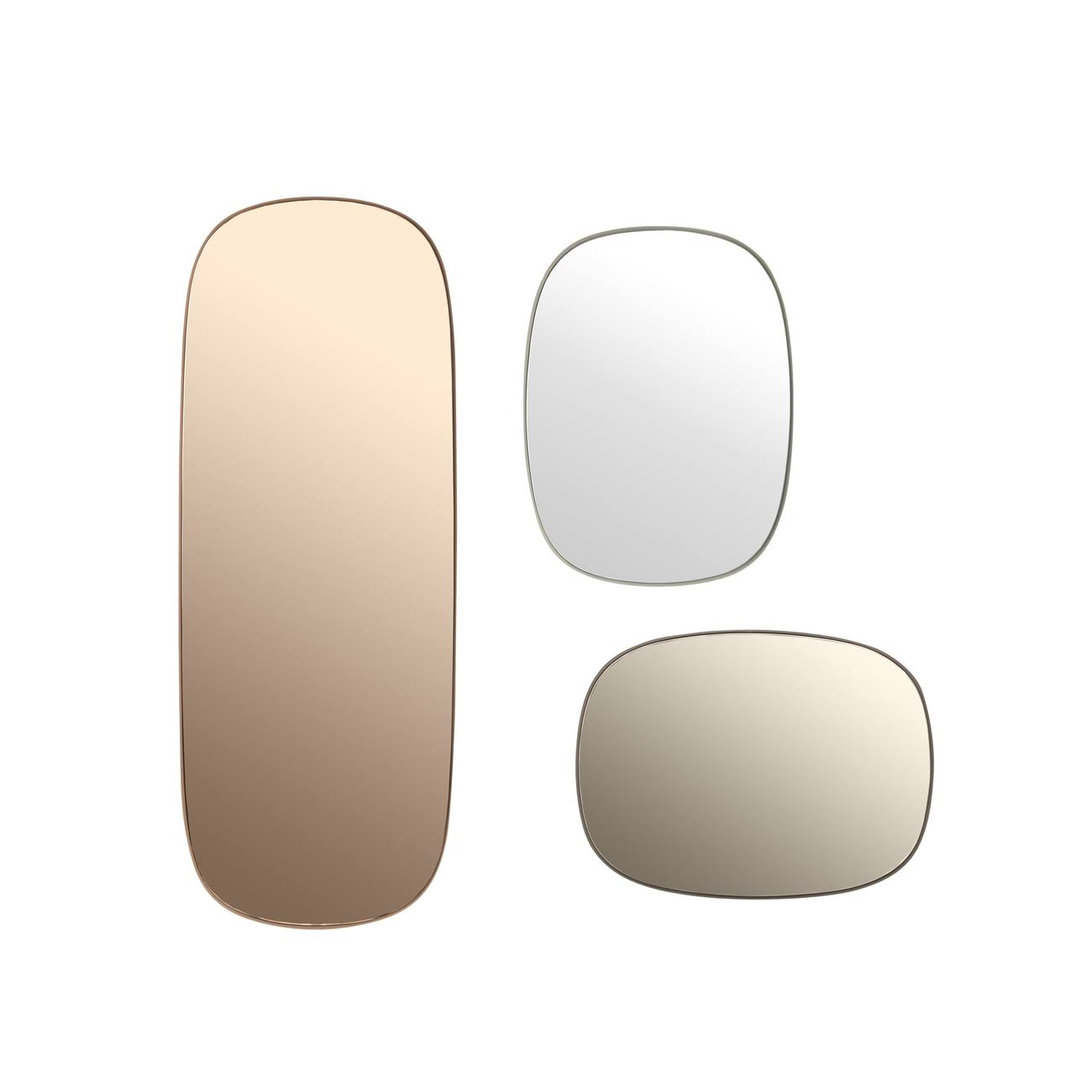 Muuto Framed Mirror - Small - Rose / Rose FO_OGQ33XJG