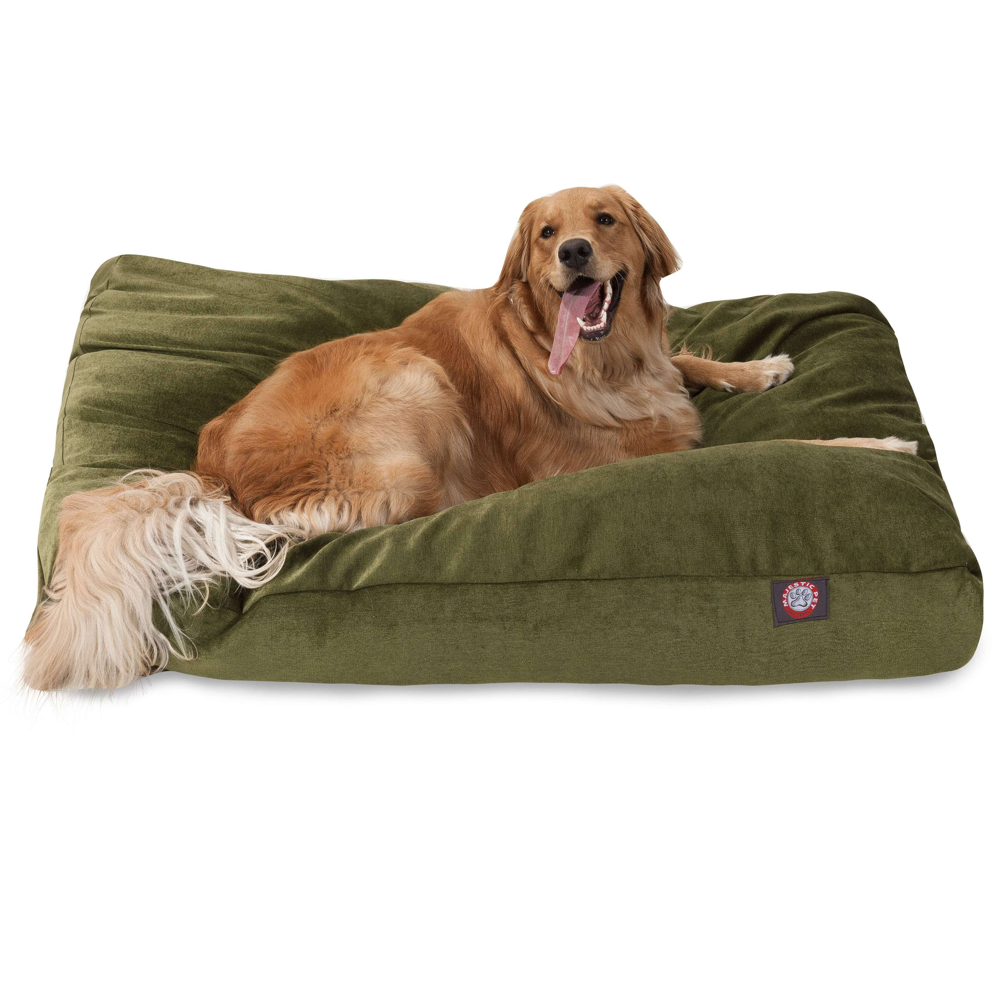 Majestic Pet Fern Villa Rectangle Pet Bed Large CW_EQUKRMIL Majestic Pet Fern Villa Rectangle Pet Bed Large CW_EQUKRMIL