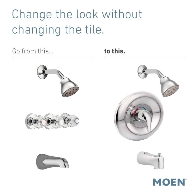 Moen Tl2369ep Chateau Chrome Posi-Temp Tub/Shower ON_EEIEGRYO