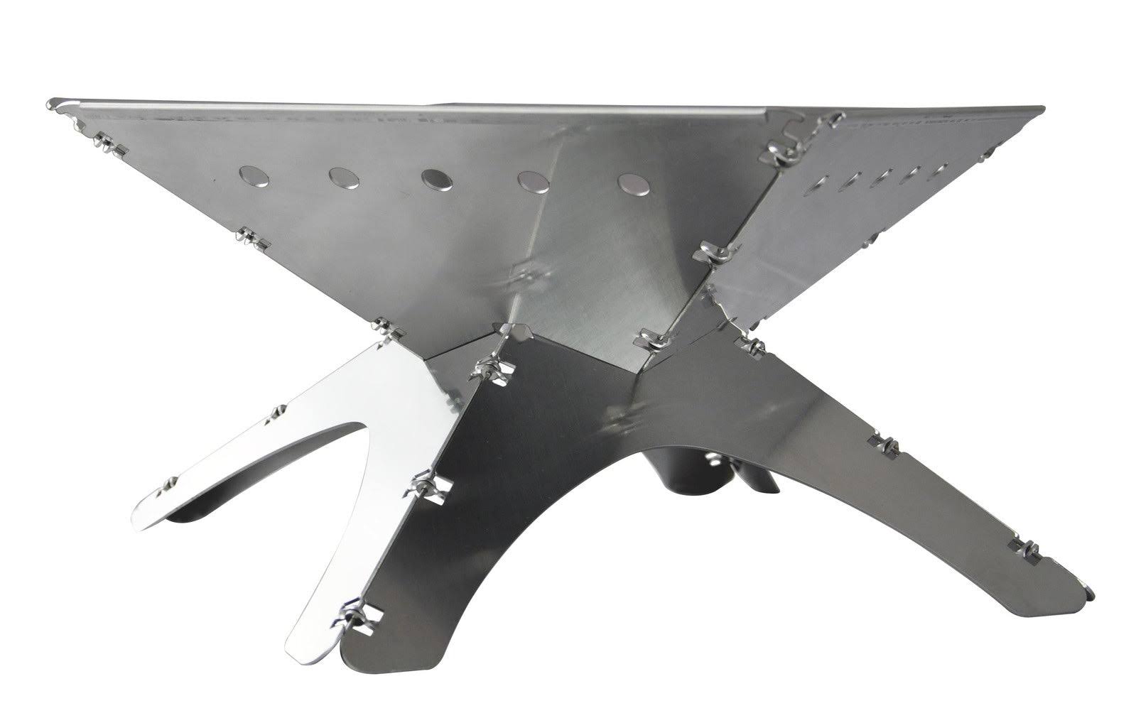 Winnerwell Flatfold Fire Pit - Medium Portable Stainless Steel Fire Pan F8_1ZECY0FZ Winnerwell Flatfold Fire Pit - Medium Portable Stainless Steel Fire Pan F8_1ZECY0FZ
