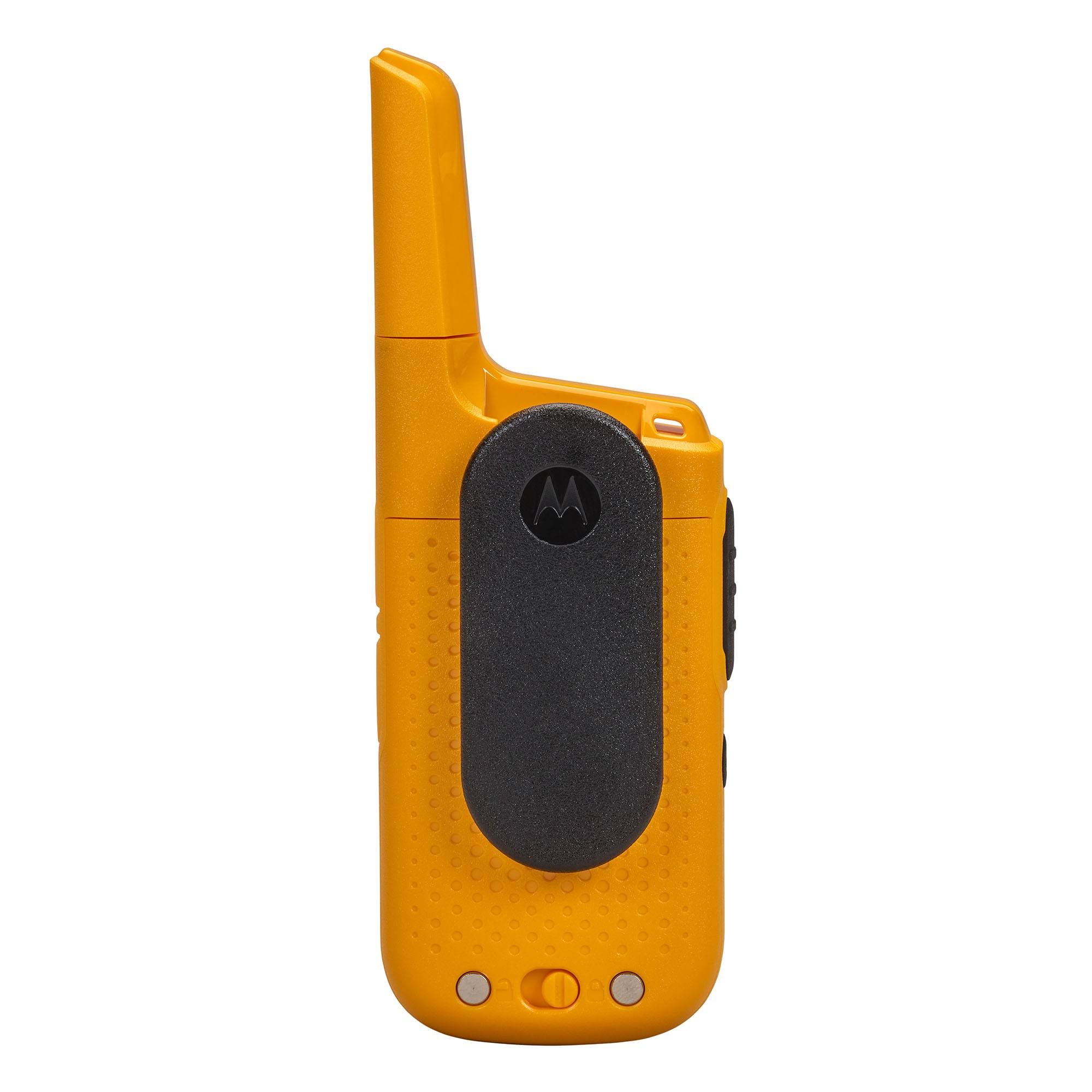 Motorola Talkabout T380 Rechargeable Two-Way Radio, Yellow, 2-Pack MU_RAUHXXRY