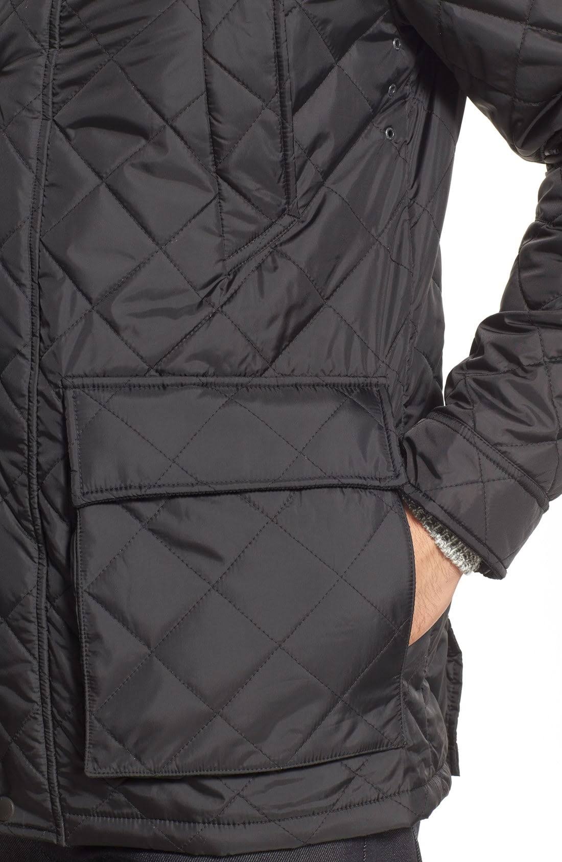 Men's Cole Haan Quilted Jacket, Size Medium - Black AV_NZSZDZQU Men's Cole Haan Quilted Jacket, Size Medium - Black AV_NZSZDZQU