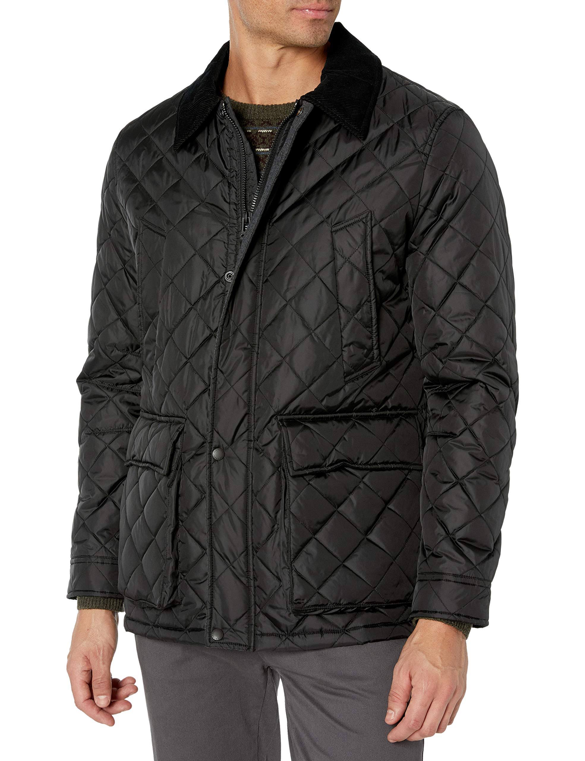 Men's Cole Haan Quilted Jacket, Size Medium - Black AV_NZSZDZQU Men's Cole Haan Quilted Jacket, Size Medium - Black AV_NZSZDZQU
