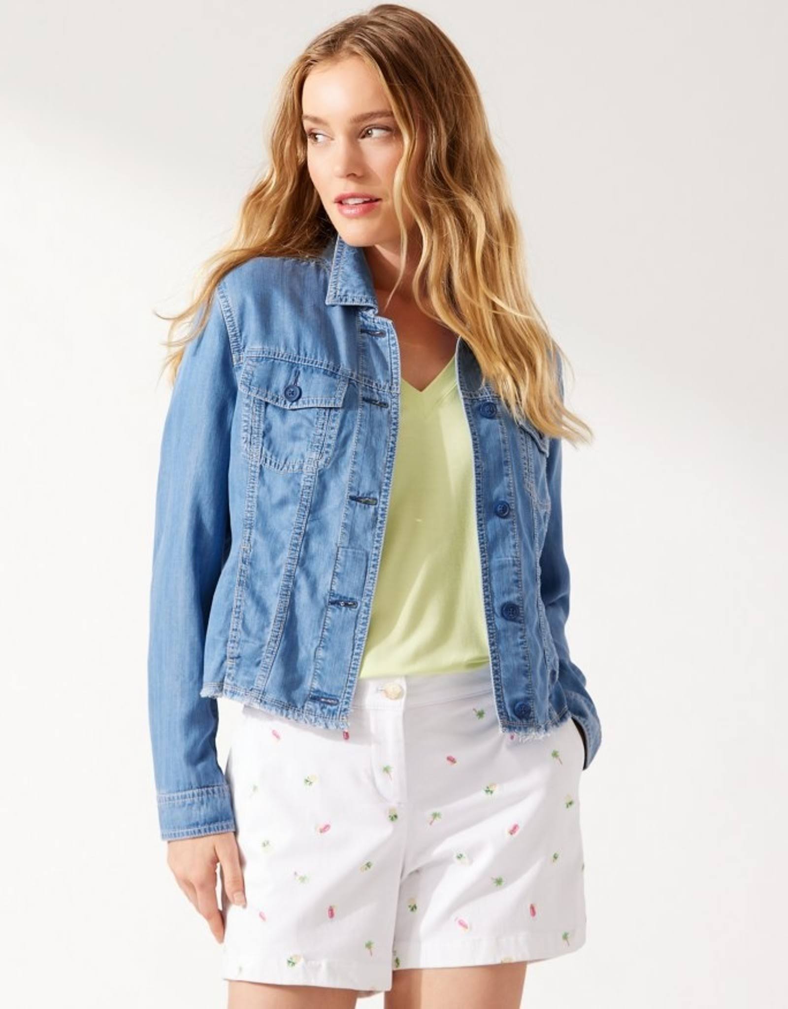 Tommy Bahama O'lei Chambray Jacket Medium Indigo Wash HM_CVUHCA4V