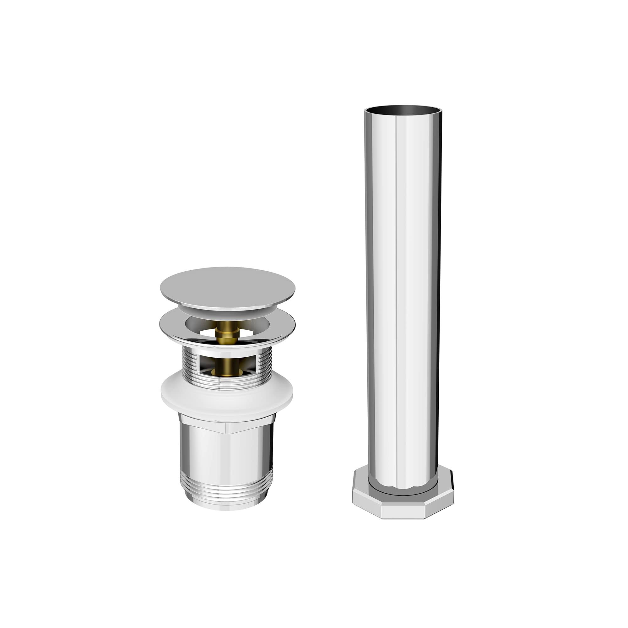 American Standard Studio S Freestanding Drain Kit - Polished Chrome CW_WYYOEDIT American Standard Studio S Freestanding Drain Kit - Polished Chrome CW_WYYOEDIT
