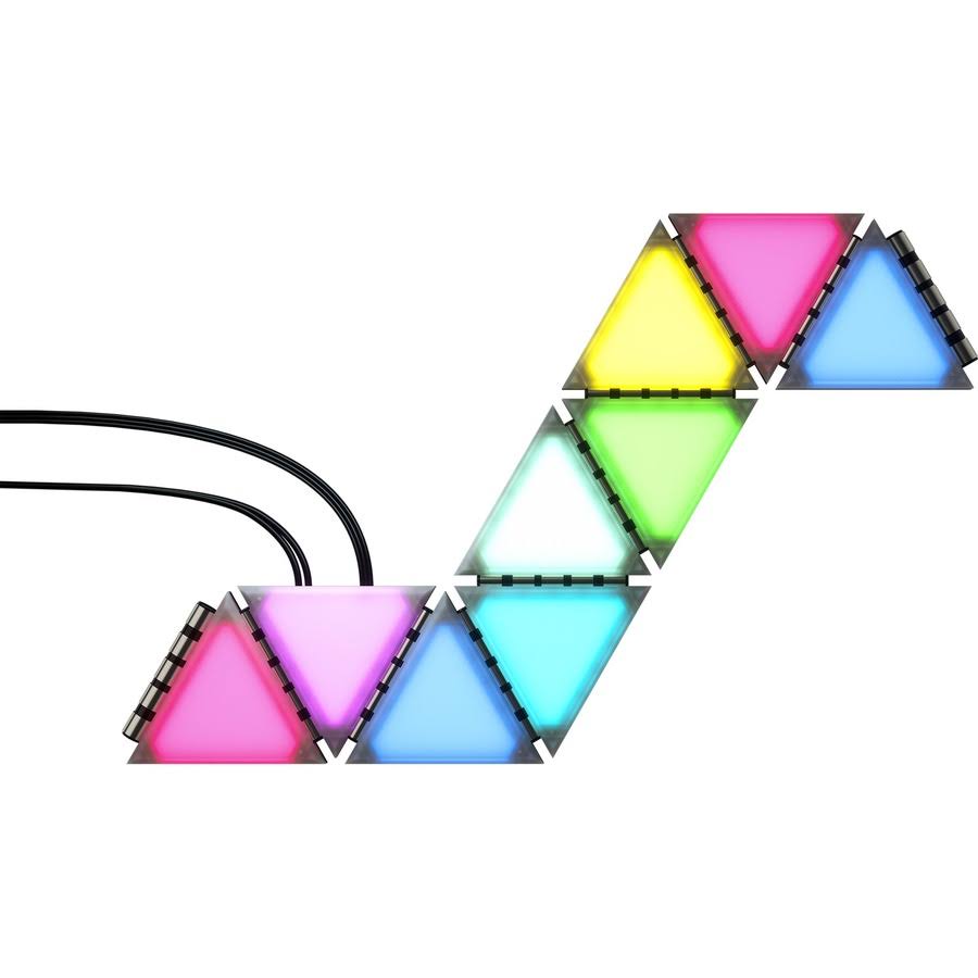 Corsair Icue Lc100 Case Accent Lighting Panels - Mini Triangle - 9x Tile Starter Kit NI_WHG1ZAQI