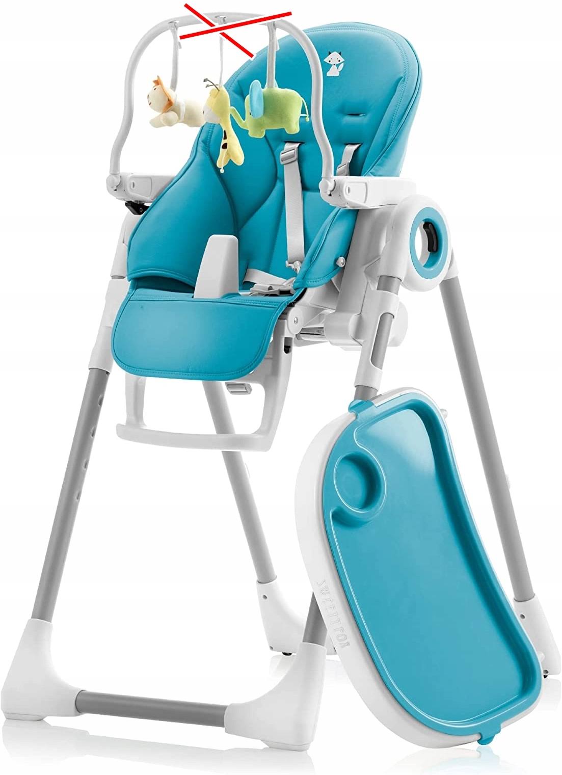 Sweety Fox Folding High Chairs For Babies And Toddlers - With Toy Arch - High Chair With Adjustable Heights And Position - Baby High Chairs 6 Months EM_COKJ9PMG Sweety Fox Folding High Chairs For Babies And Toddlers - With Toy Arch - High Chair With Adjustable Heights And Position - Baby High Chairs 6 Months EM_COKJ9PMG