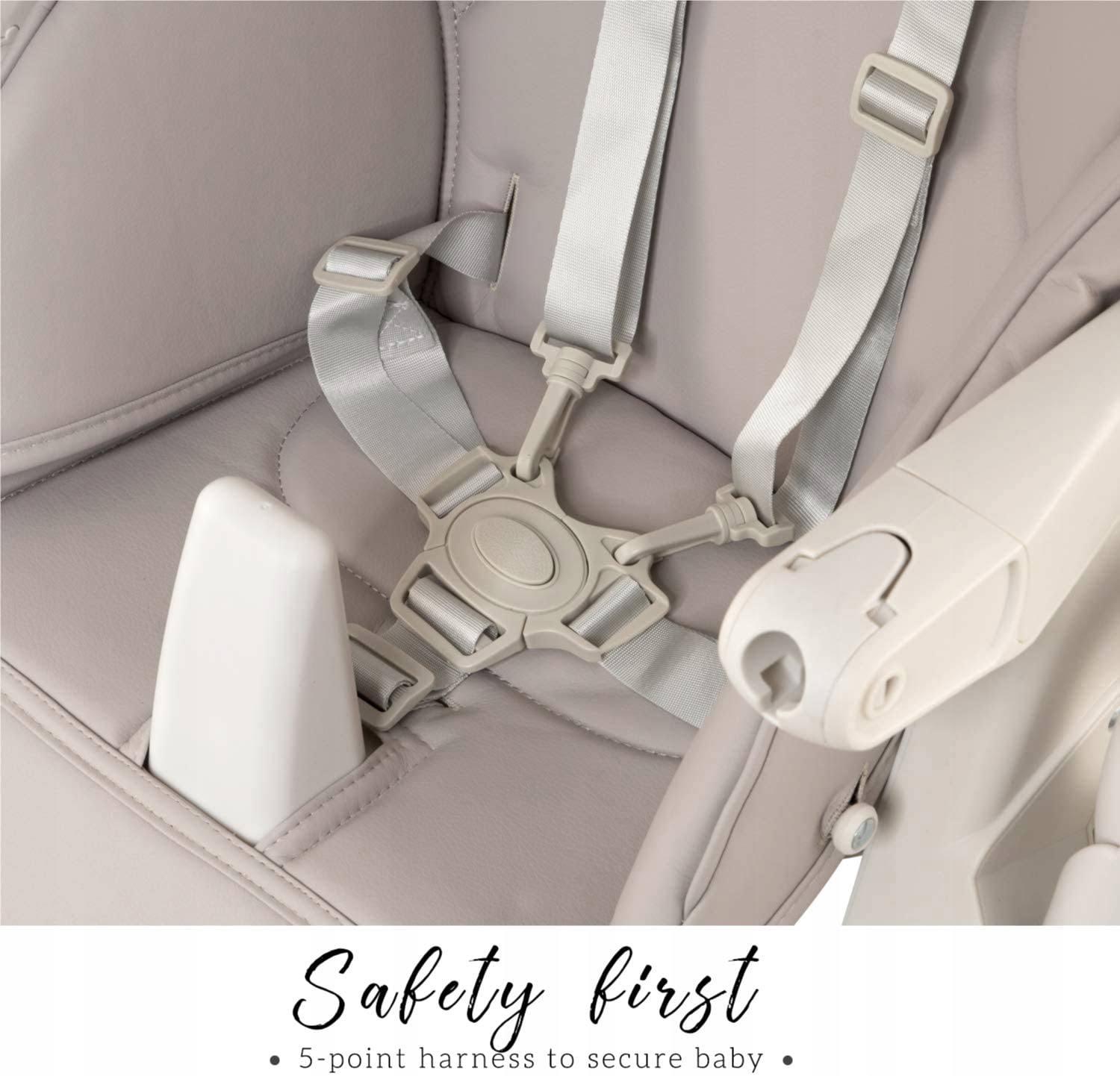 Sweety Fox Folding High Chairs For Babies And Toddlers - With Toy Arch - High Chair With Adjustable Heights And Position - Baby High Chairs 6 Months EM_COKJ9PMG