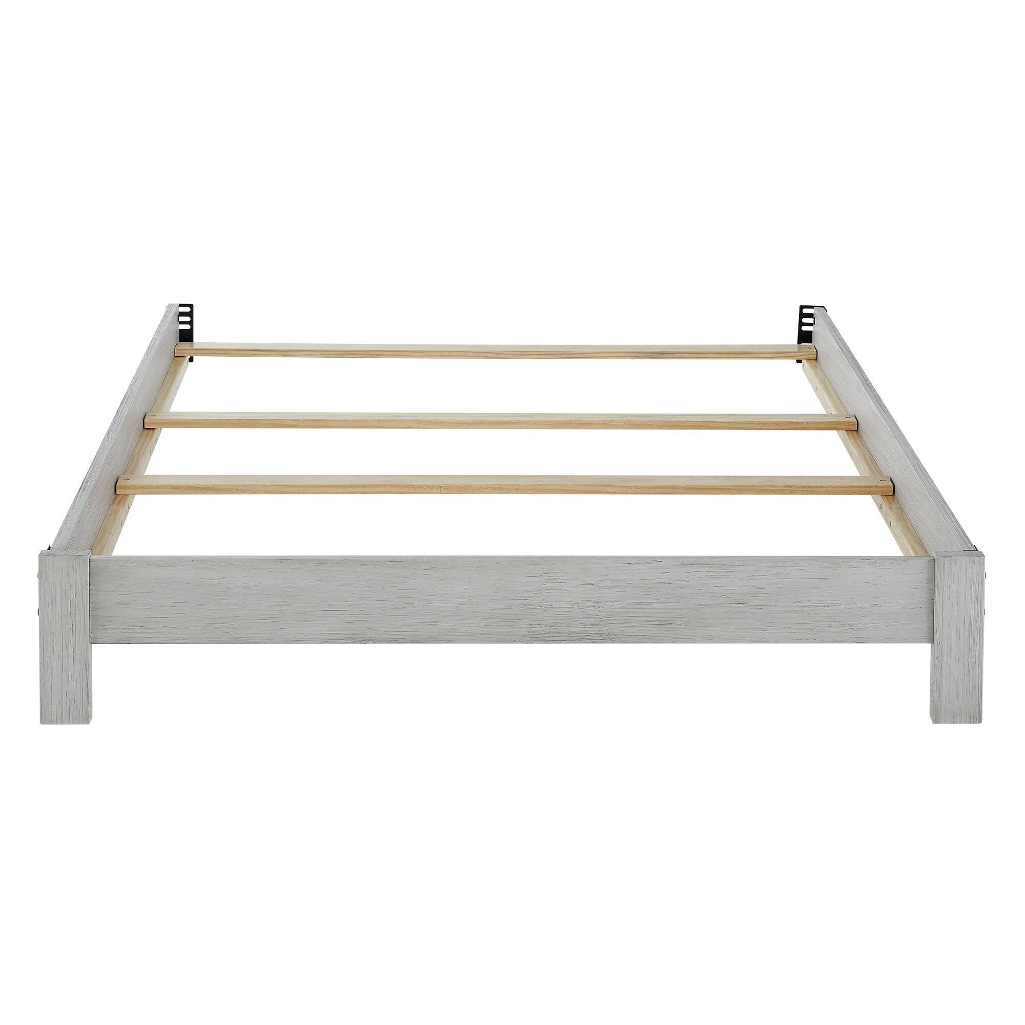Delta Children Full Size Platform Bed Kit Rustic Grey JX_IEPXRHM9