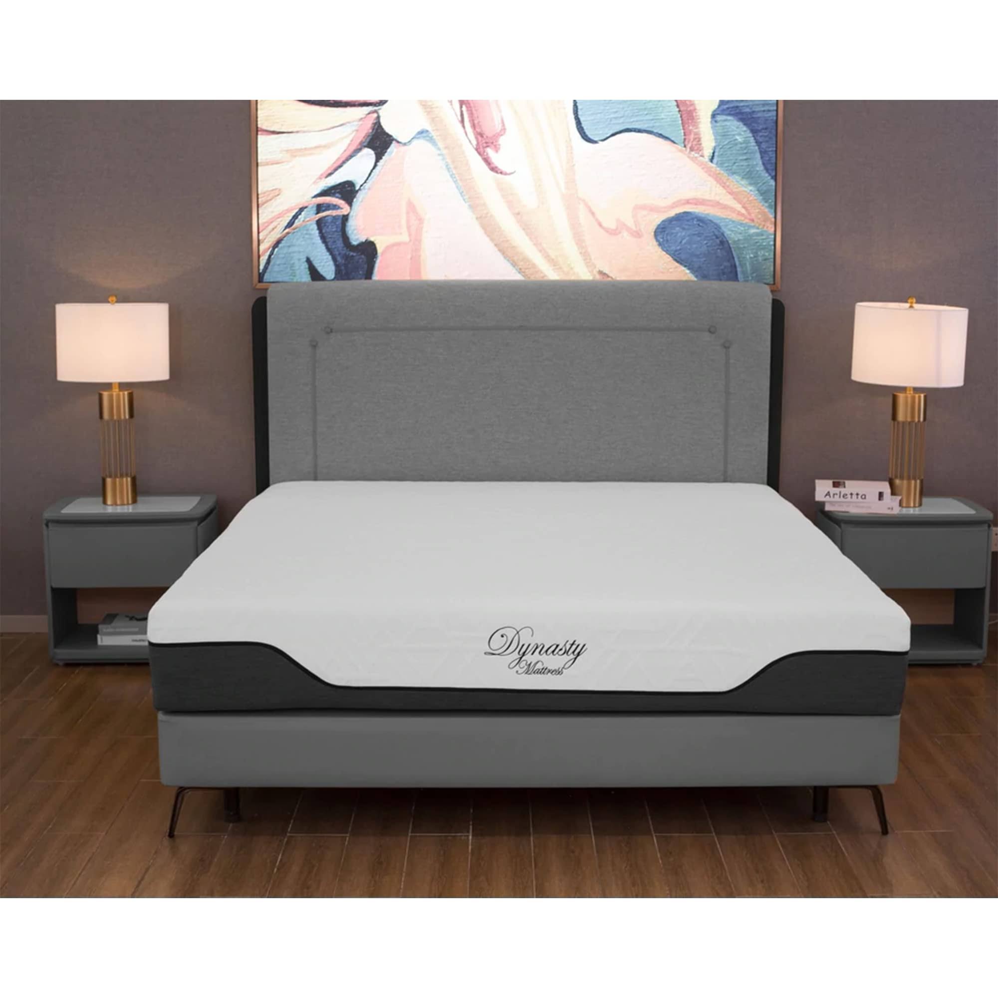 Dynasty Mattress 10 Inch Gel Memory Foam Mattress - King Rv, White IN_KXN43U56 Dynasty Mattress 10 Inch Gel Memory Foam Mattress - King Rv, White IN_KXN43U56