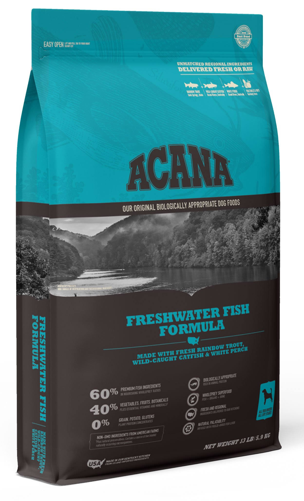 Acana Freshwater Fish Heritage Dog Food 13 Lb 2H_BARHG34S Acana Freshwater Fish Heritage Dog Food 13 Lb 2H_BARHG34S