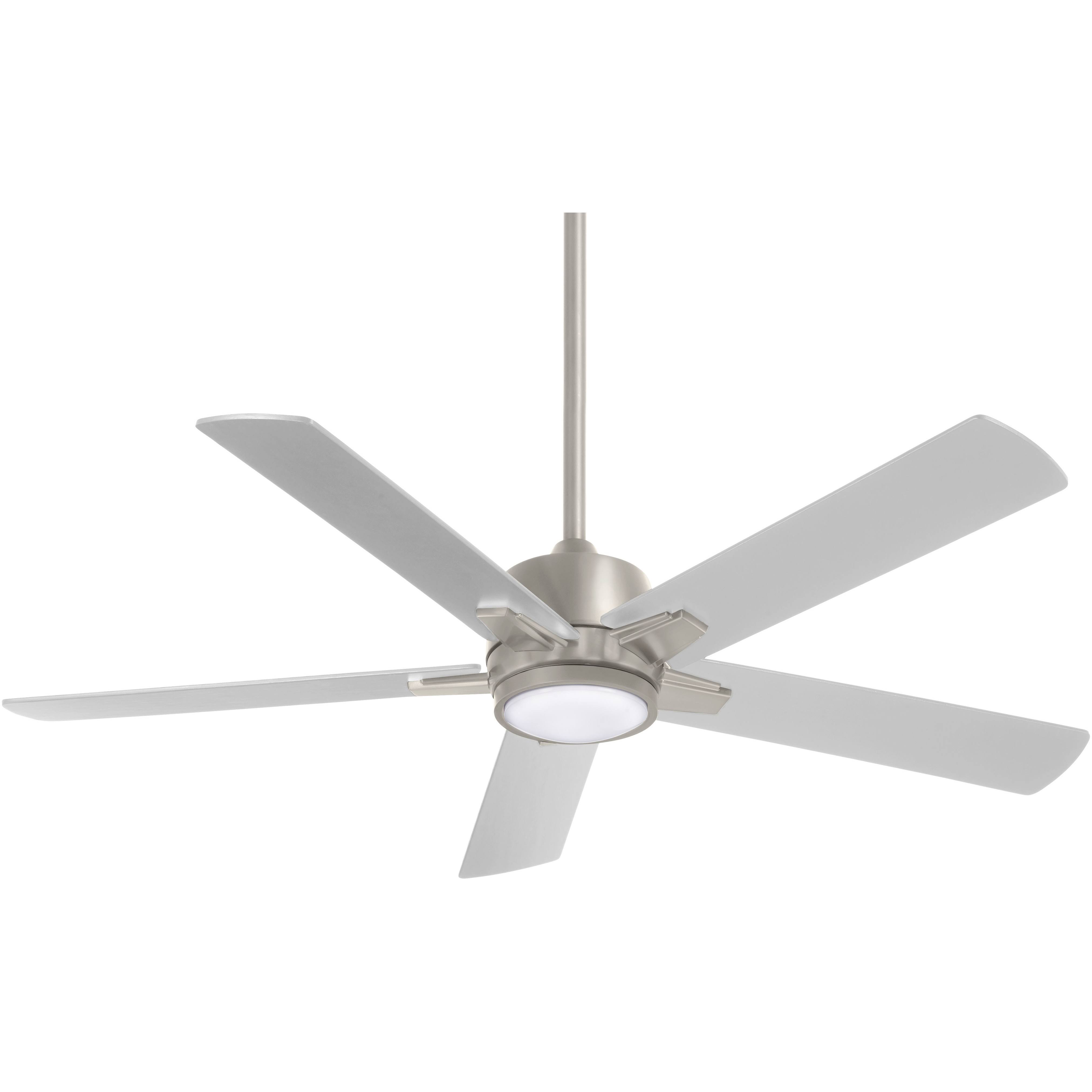 Minka-Aire F619l-Cl/Bn Stout 54 Ceiling Fan, Coal BN_GVJ5C1MW Minka-Aire F619l-Cl/Bn Stout 54 Ceiling Fan, Coal BN_GVJ5C1MW
