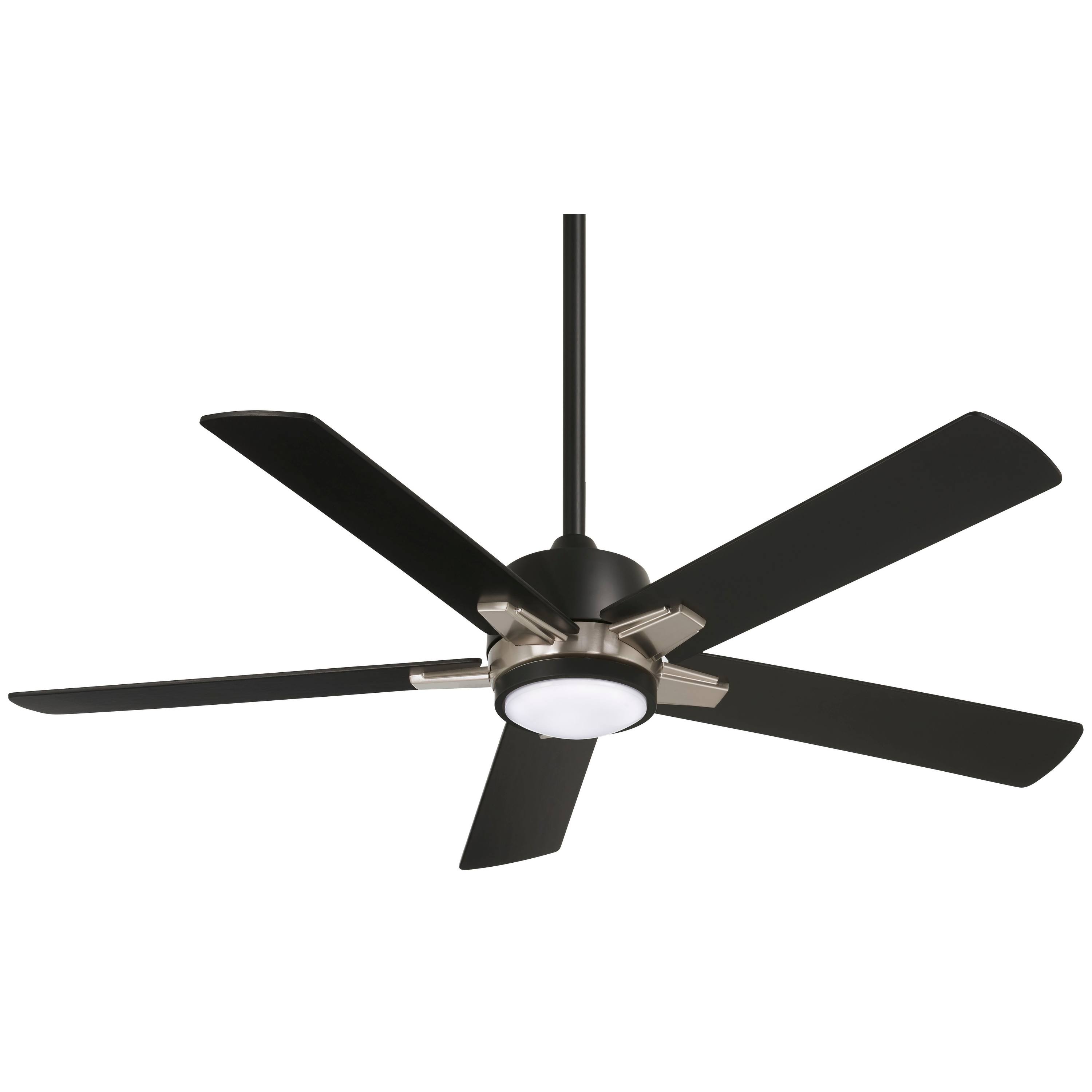 Minka-Aire F619l-Cl/Bn Stout 54 Ceiling Fan, Coal BN_GVJ5C1MW Minka-Aire F619l-Cl/Bn Stout 54 Ceiling Fan, Coal BN_GVJ5C1MW