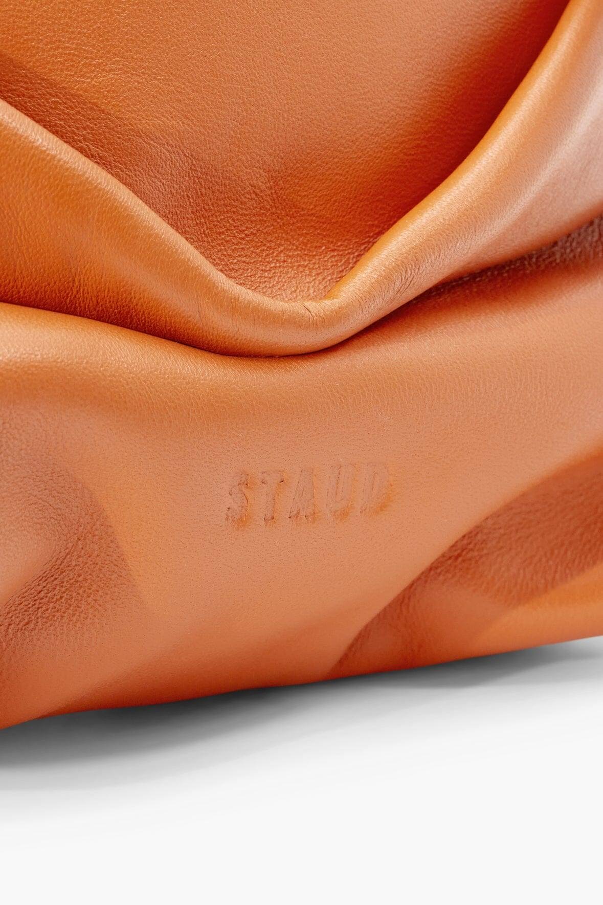 Staud 'Kiss' Handbag Orange Leather - Os DW_RXZXPYZA Staud 'Kiss' Handbag Orange Leather - Os DW_RXZXPYZA