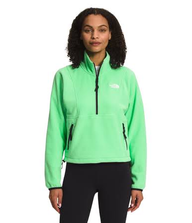 The North Face Women's Tka Attitude 1/4 Zip Fleece Pullover, Large, Brilliant Coral | Holiday Gift VO_P5TNFZHA