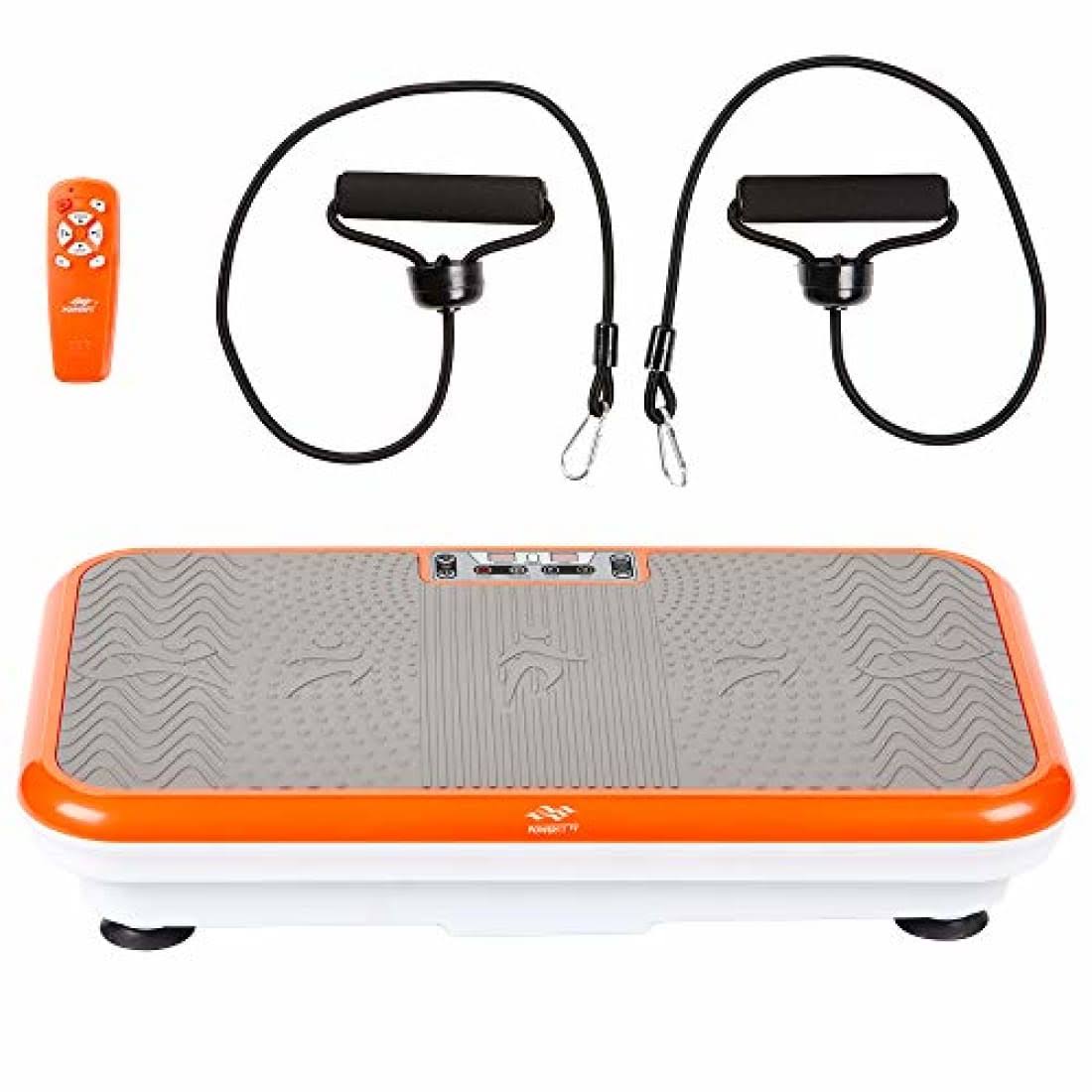 Powerfit Elite Vibration Plate Exercise Machine With Loop Resistance Bands - Whole Body Workout Fitness Platform For Home Training And Shaping XH_DGDYGFLU Powerfit Elite Vibration Plate Exercise Machine With Loop Resistance Bands - Whole Body Workout Fitness Platform For Home Training And Shaping XH_DGDYGFLU