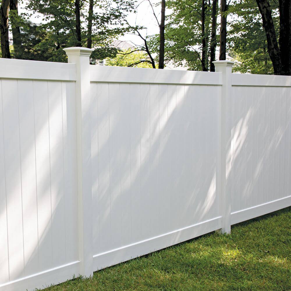 Bolton 6-Ft H X 8-Ft W White Vinyl Fence Panel CF_5QRKGJM9 Bolton 6-Ft H X 8-Ft W White Vinyl Fence Panel CF_5QRKGJM9