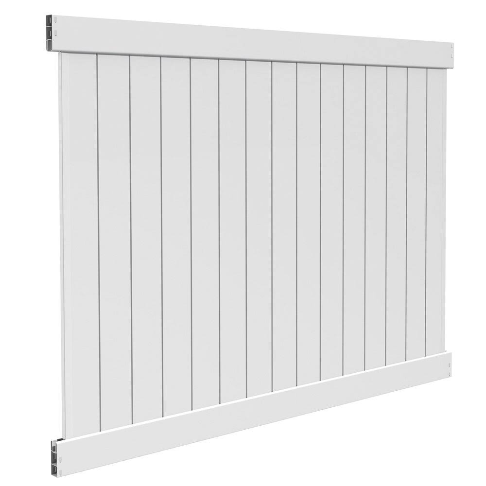 Bolton 6-Ft H X 8-Ft W White Vinyl Fence Panel CF_5QRKGJM9