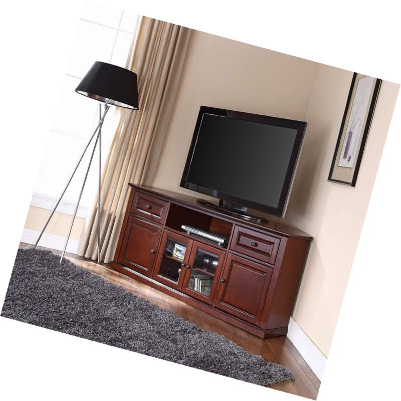 Crosley 60 Corner Tv Stand In Vintage Mahogany MW_TRTKWFAE
