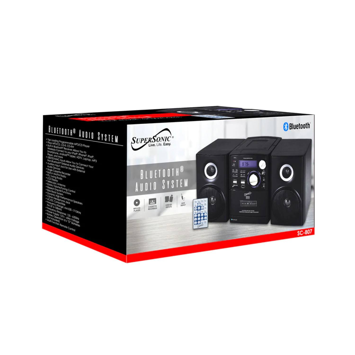 Supersonic Sc807 Cd/Mp3/Cassette Player 2Z_OKRLSAA4 Supersonic Sc807 Cd/Mp3/Cassette Player 2Z_OKRLSAA4