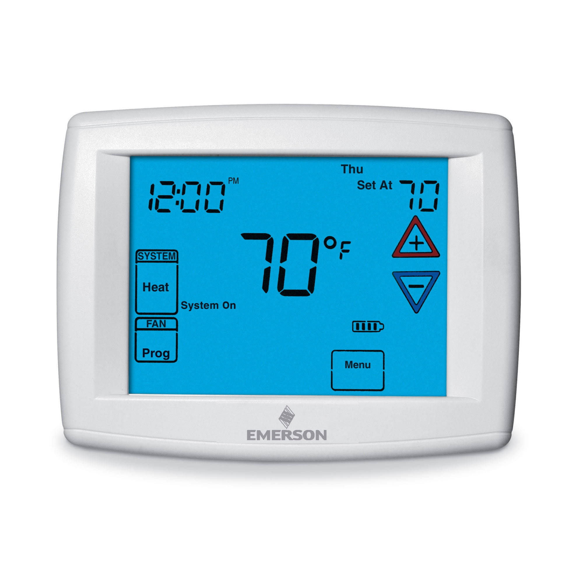 Emerson Touchscreen Programmable Thermostat 1f97-1277, White XO_RDLQR3GJ