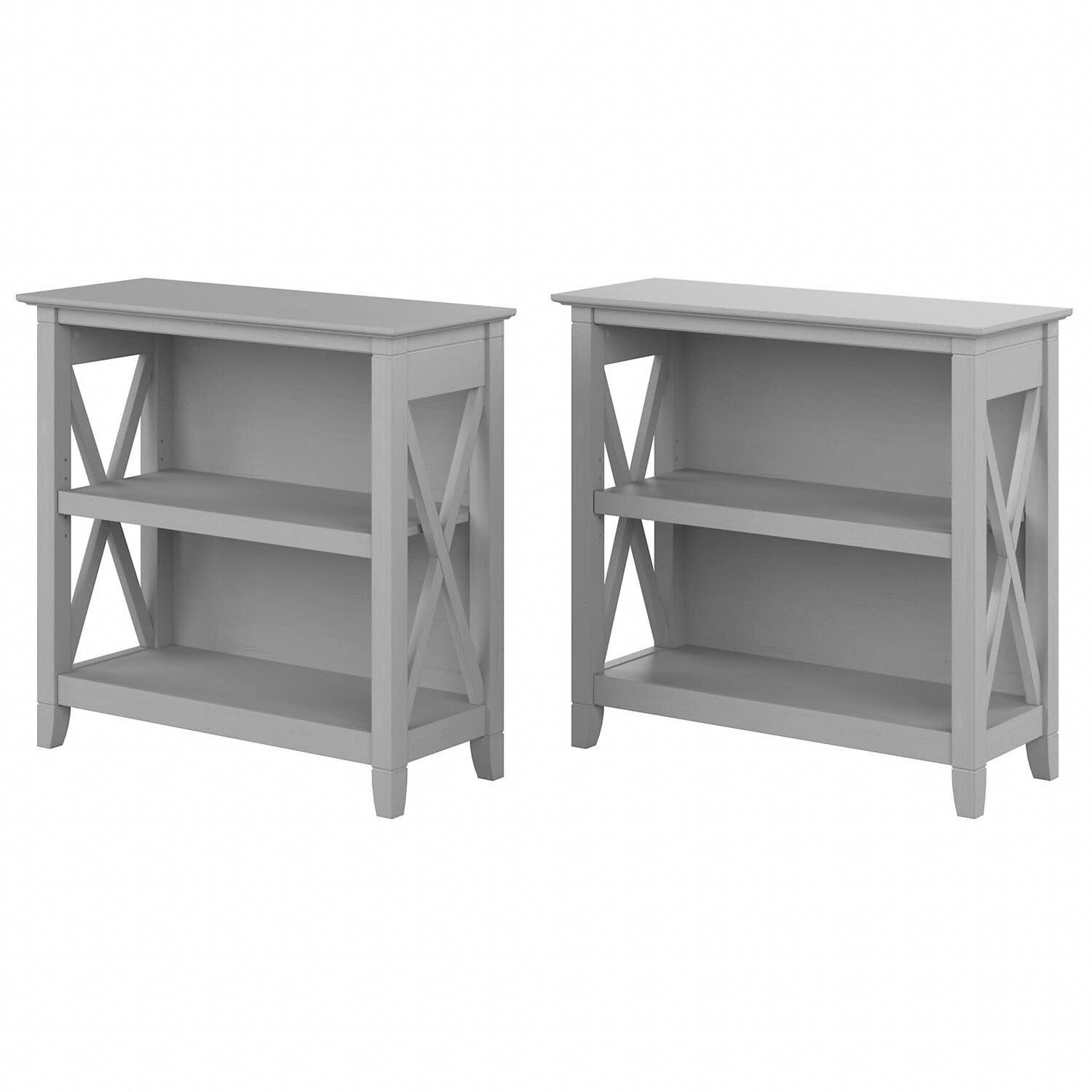 Bush Furniture Key West Bing Cherry Small 2 Shelf Bookcase FS_088GPYPE