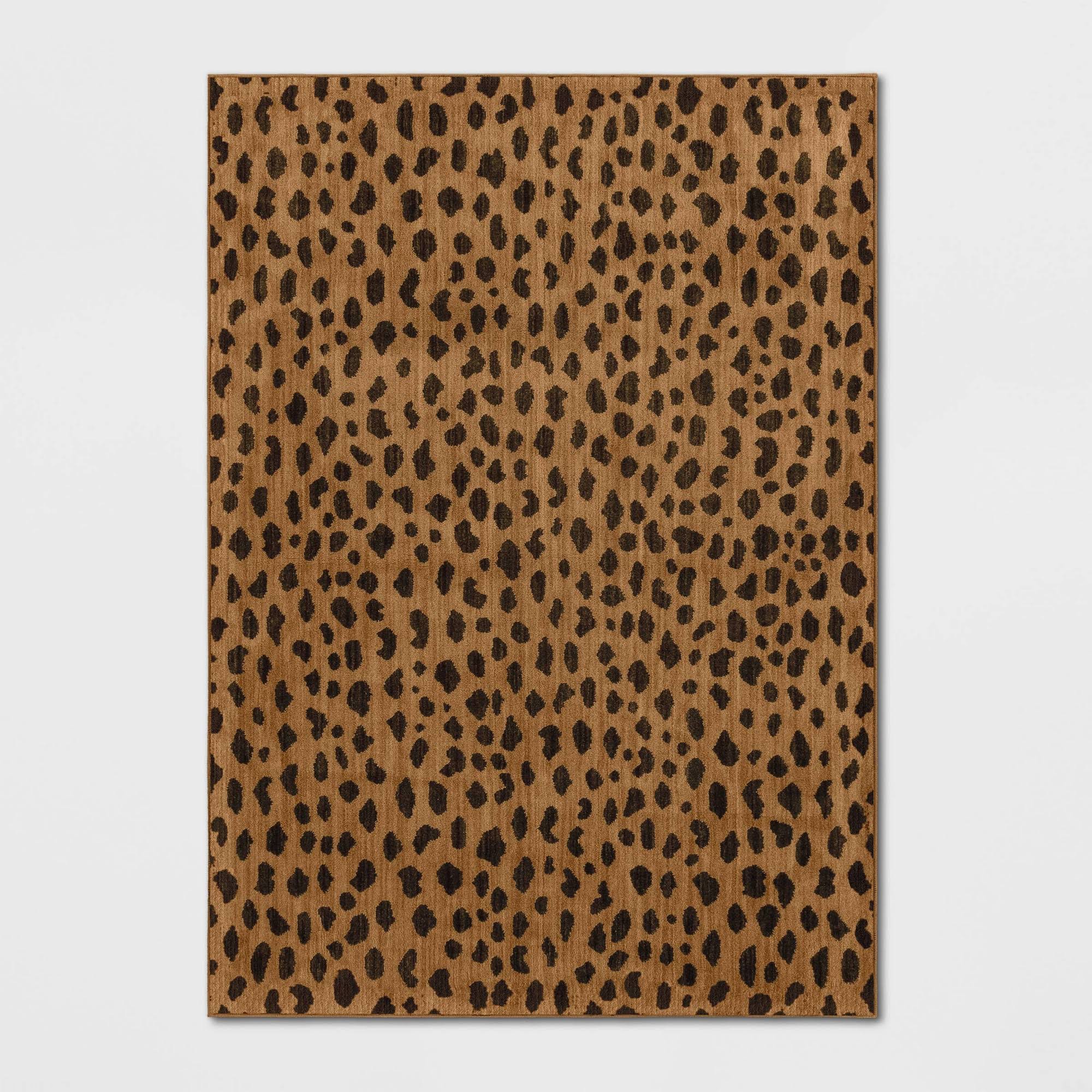 5'X7' Leopard Spot Woven Rug Copper - Opalhouse MK_EQHWZNV2