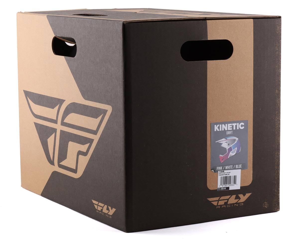 Fly Racing Kinetic Drift Helmet - Pink/White/Blue - Xl LF_LQKDOULP Fly Racing Kinetic Drift Helmet - Pink/White/Blue - Xl LF_LQKDOULP