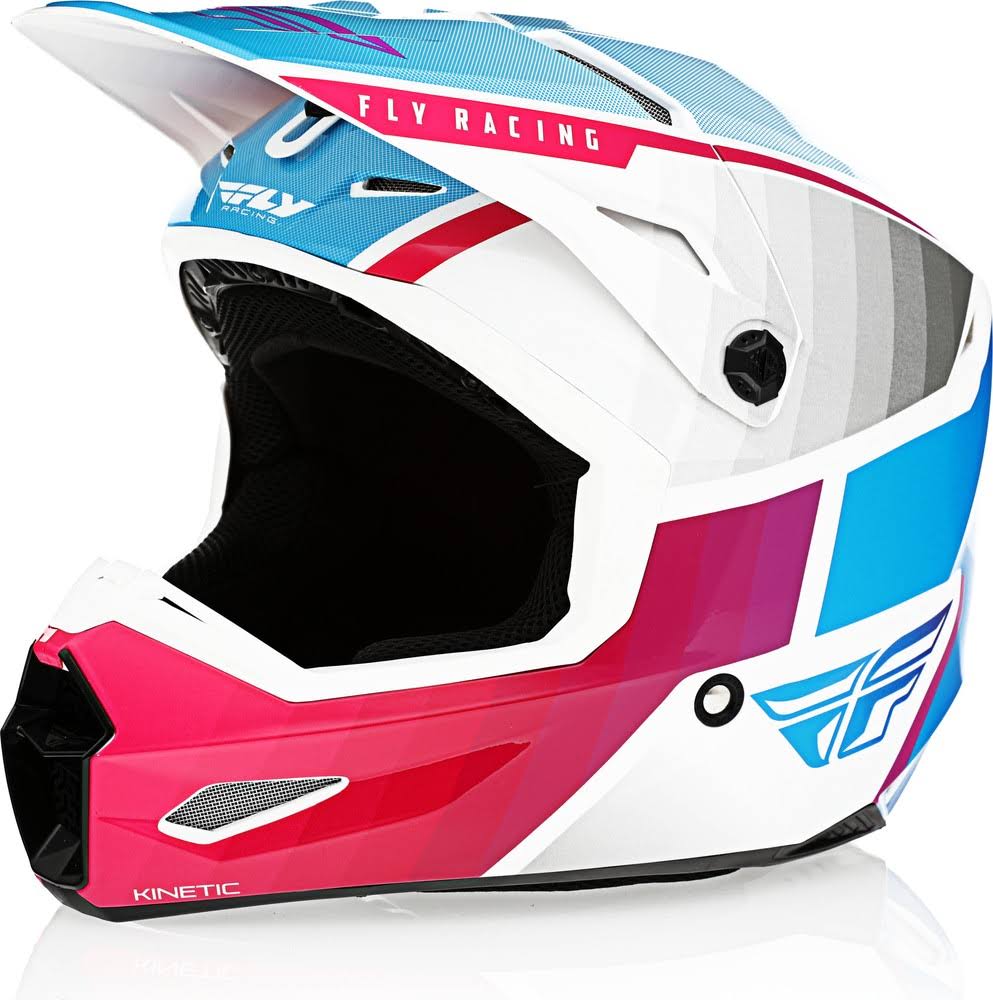 Fly Racing Kinetic Drift Helmet - Pink/White/Blue - Xl LF_LQKDOULP Fly Racing Kinetic Drift Helmet - Pink/White/Blue - Xl LF_LQKDOULP