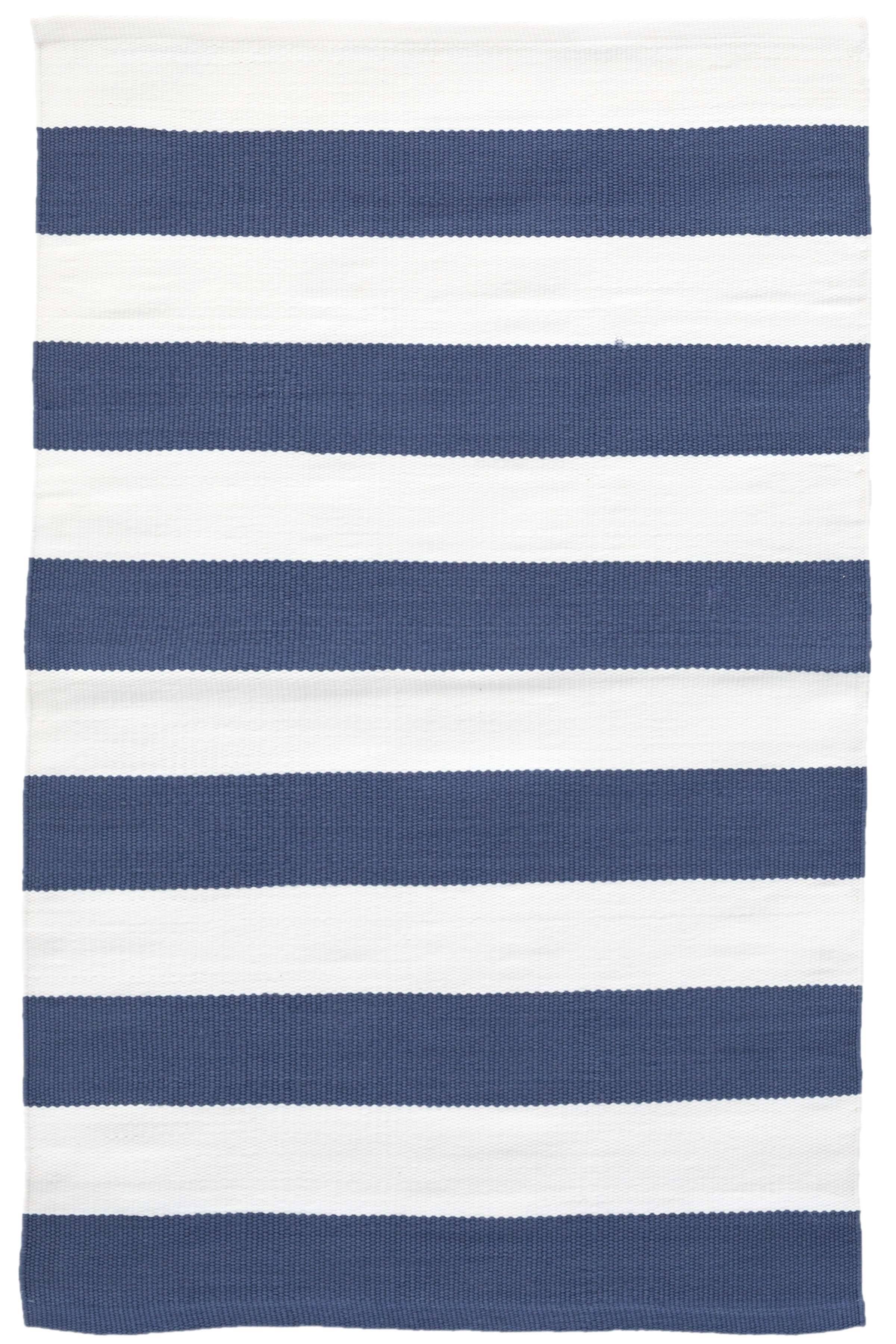 Dash & Albert Catamaran Stripe Light Blue & Ivory Indoor/Outdoor Rug 5ft X 8ft 9X_UVODHUXV Dash & Albert Catamaran Stripe Light Blue & Ivory Indoor/Outdoor Rug 5ft X 8ft 9X_UVODHUXV