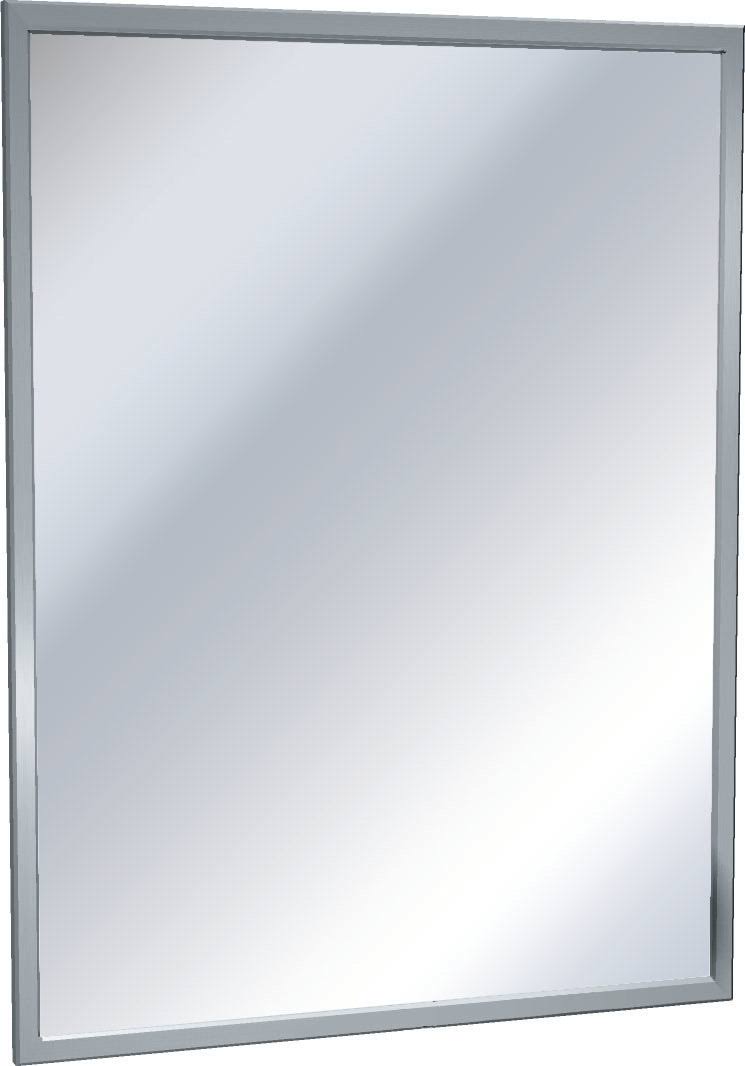 Asi 0620-1830 - Mirror - Stainless Steel Chan-Lok Frame - Plate Glass - 18 Inchw X 30 Inchh JE_LPZKBPXS Asi 0620-1830 - Mirror - Stainless Steel Chan-Lok Frame - Plate Glass - 18 Inchw X 30 Inchh JE_LPZKBPXS