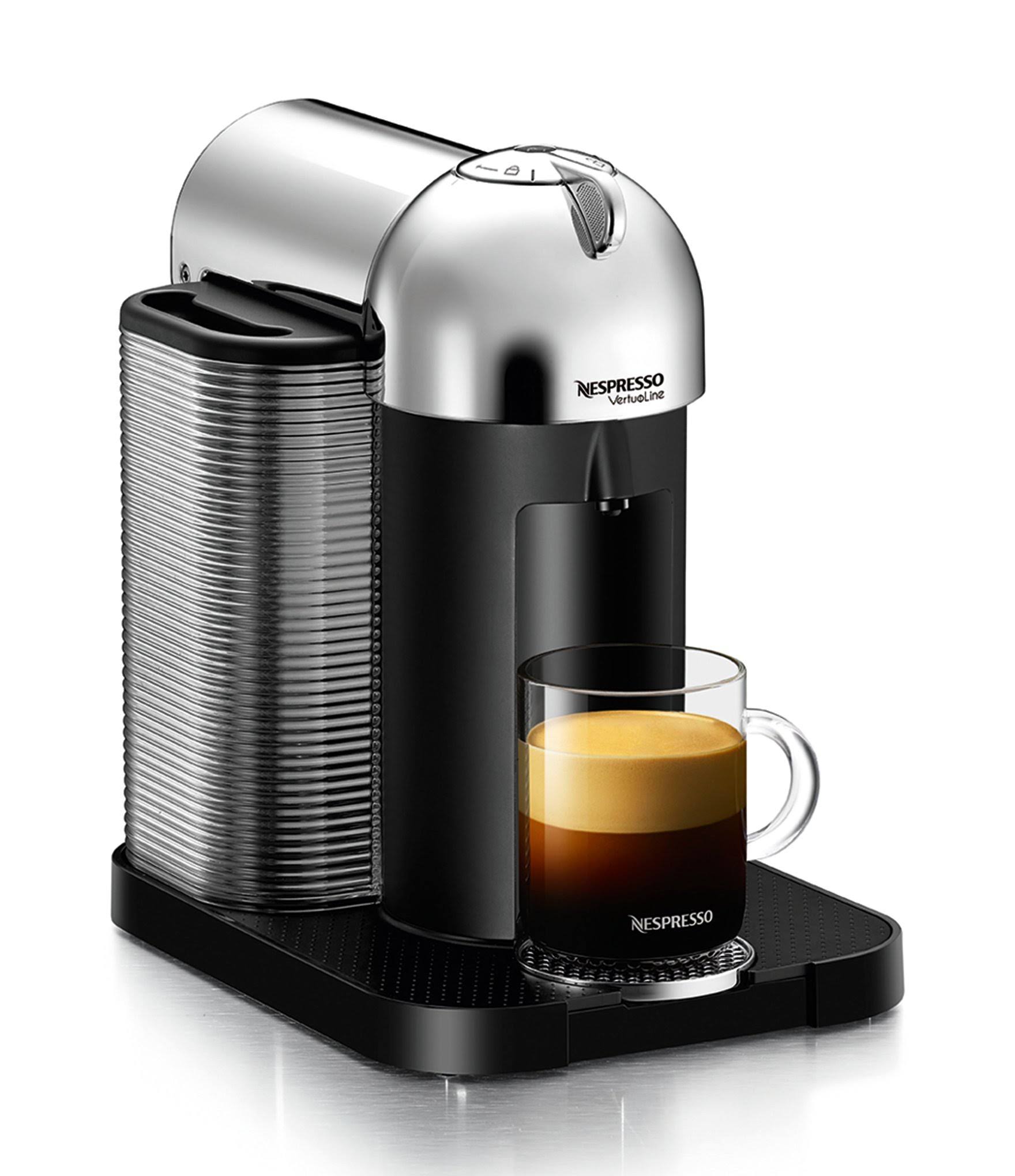 Nespresso - Vertuo Coffee Maker And Espresso Machine - Chrome/Black FQ_UJ2VZMTI