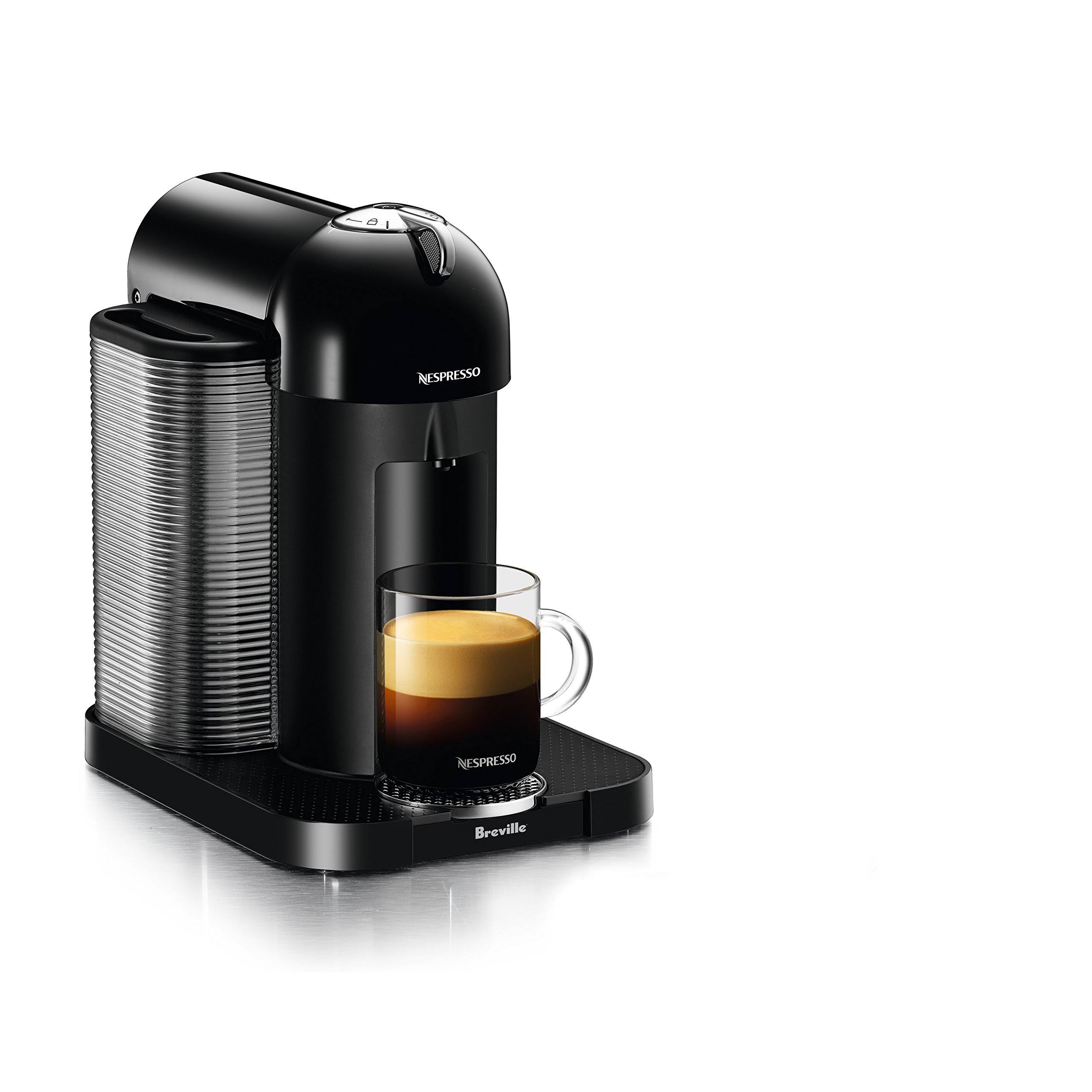 Nespresso - Vertuo Coffee Maker And Espresso Machine - Chrome/Black FQ_UJ2VZMTI Nespresso - Vertuo Coffee Maker And Espresso Machine - Chrome/Black FQ_UJ2VZMTI