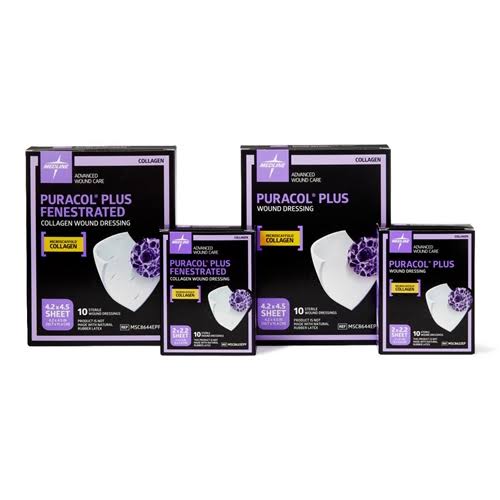 Puracol Plus Collagen Dressing, 4 X 4 Inch OG_KZQW1H4P Puracol Plus Collagen Dressing, 4 X 4 Inch OG_KZQW1H4P