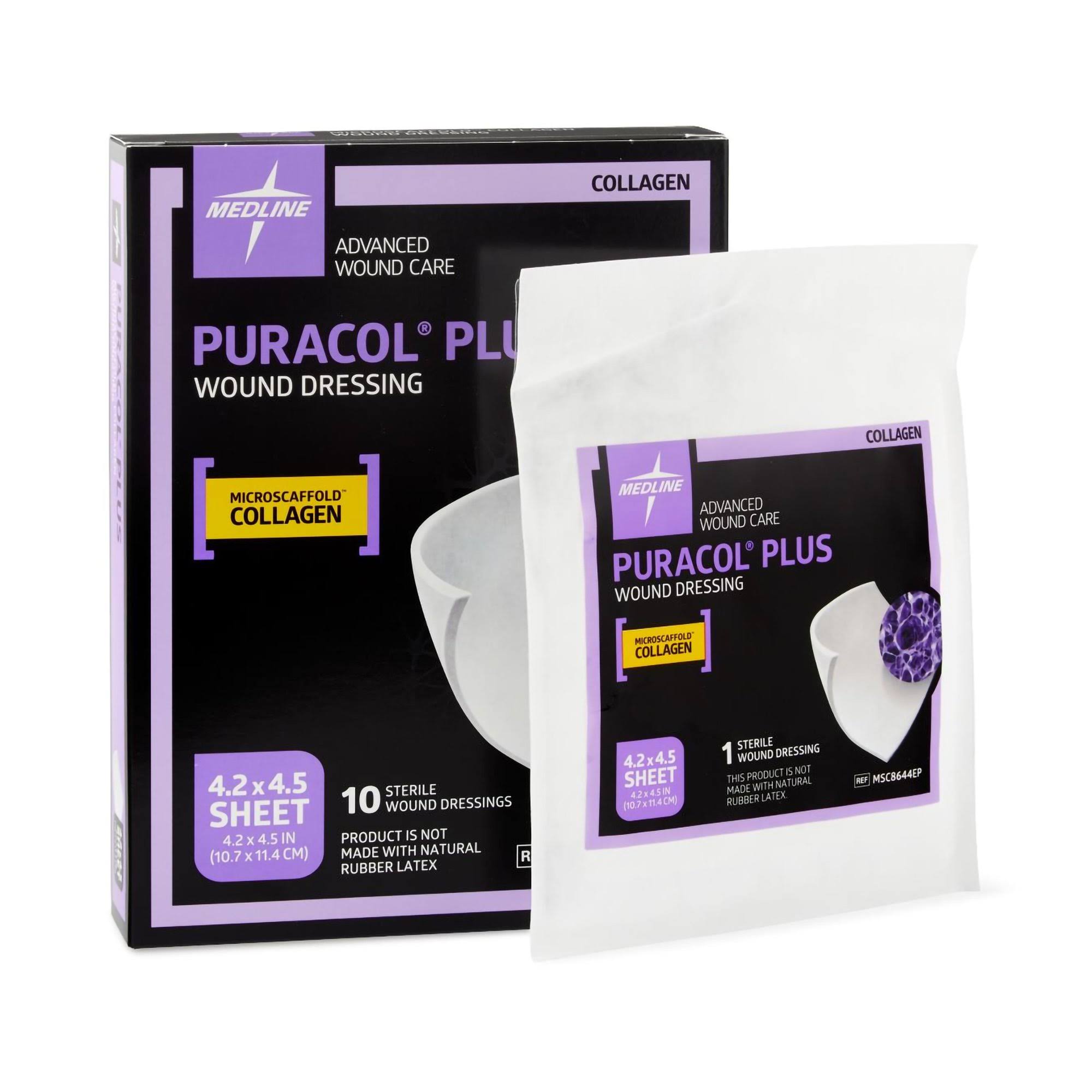 Puracol Plus Collagen Dressing, 4 X 4 Inch OG_KZQW1H4P Puracol Plus Collagen Dressing, 4 X 4 Inch OG_KZQW1H4P