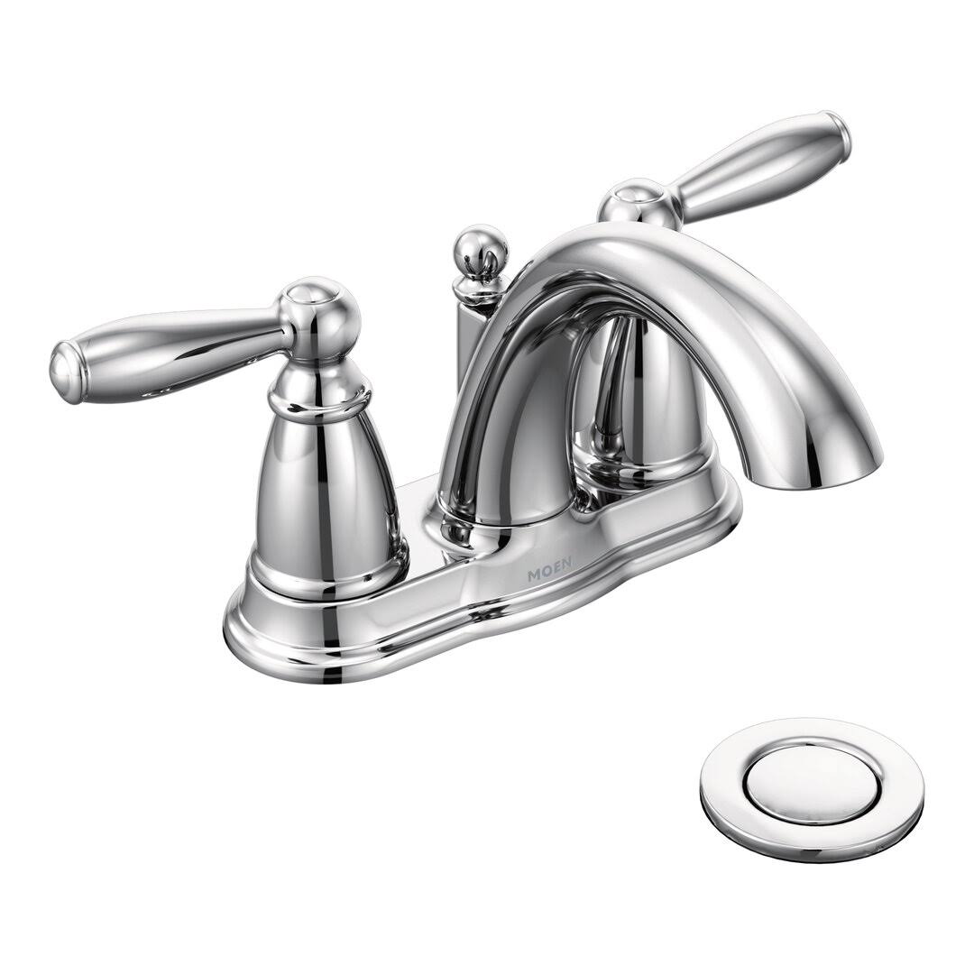 Moen 66610 Brantford Chrome Two-Handle Bathroom Faucet SM_QEGDVQDA